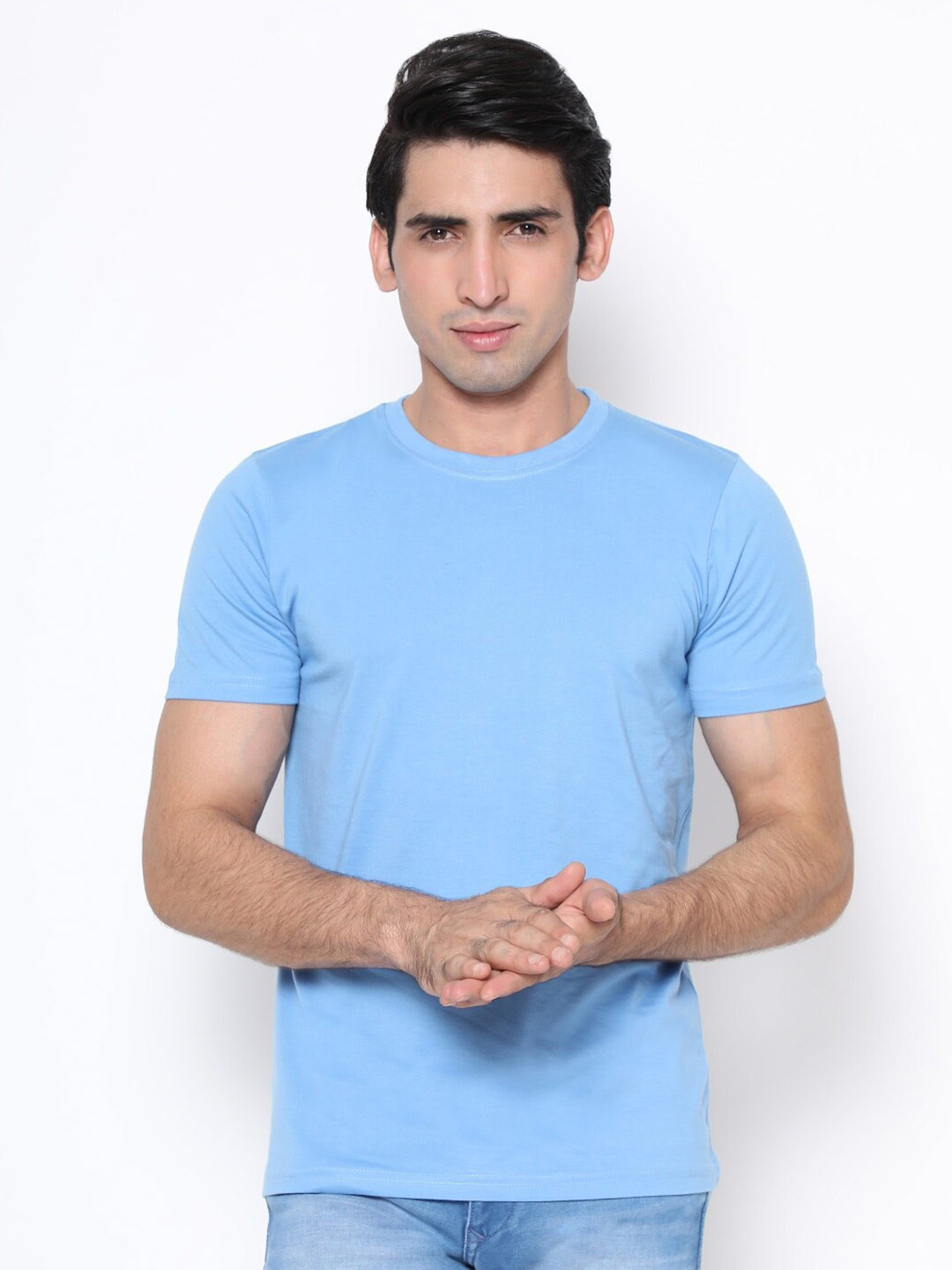 TEEMOODS Men Blue T-shirt