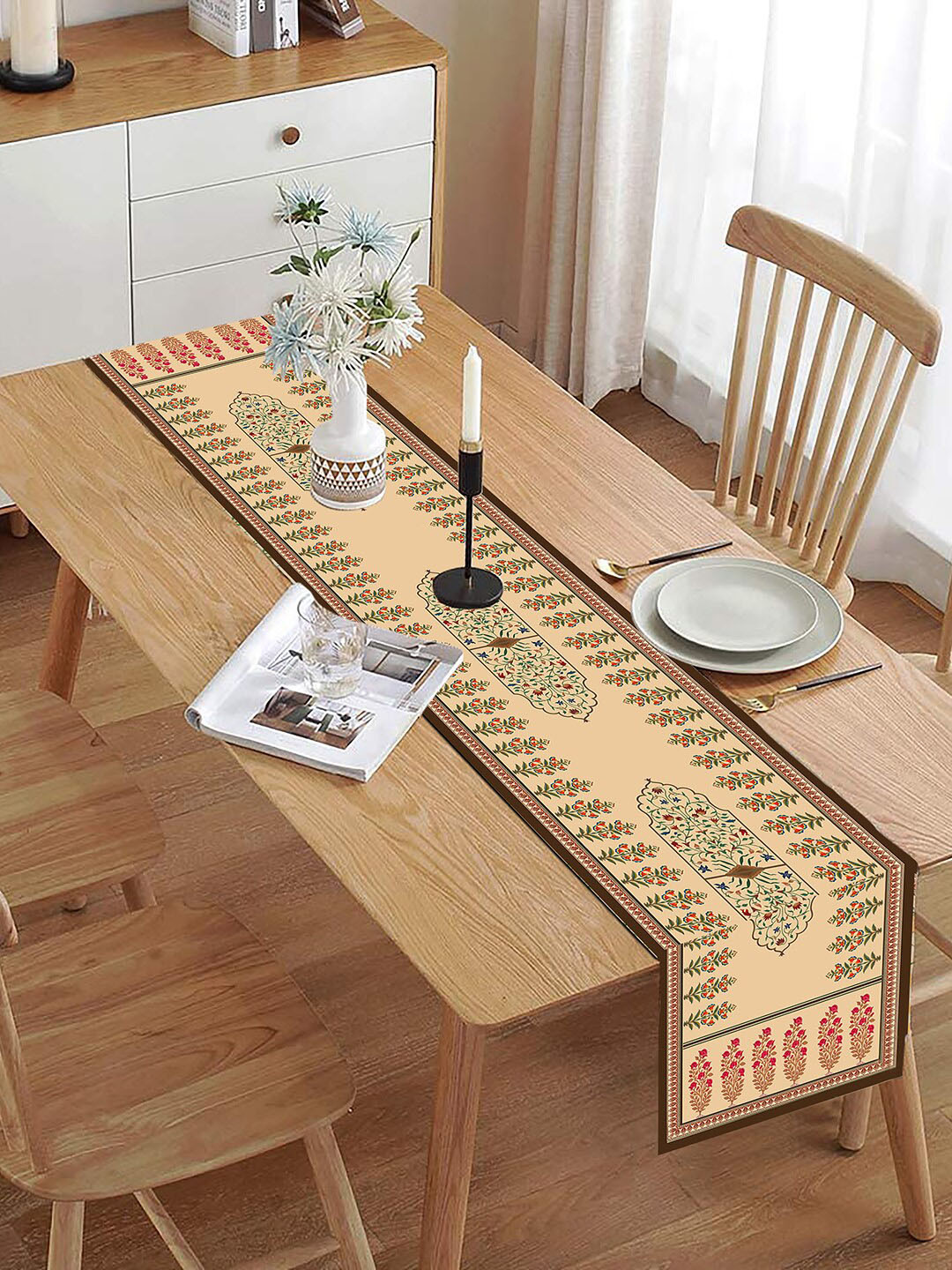 homewards Brown Printed Runners