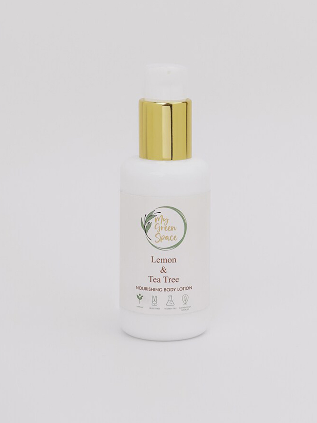My Green Space Paraben Free Natural Lemon & Tea Tree Nourishing Body Lotion - 120 ml