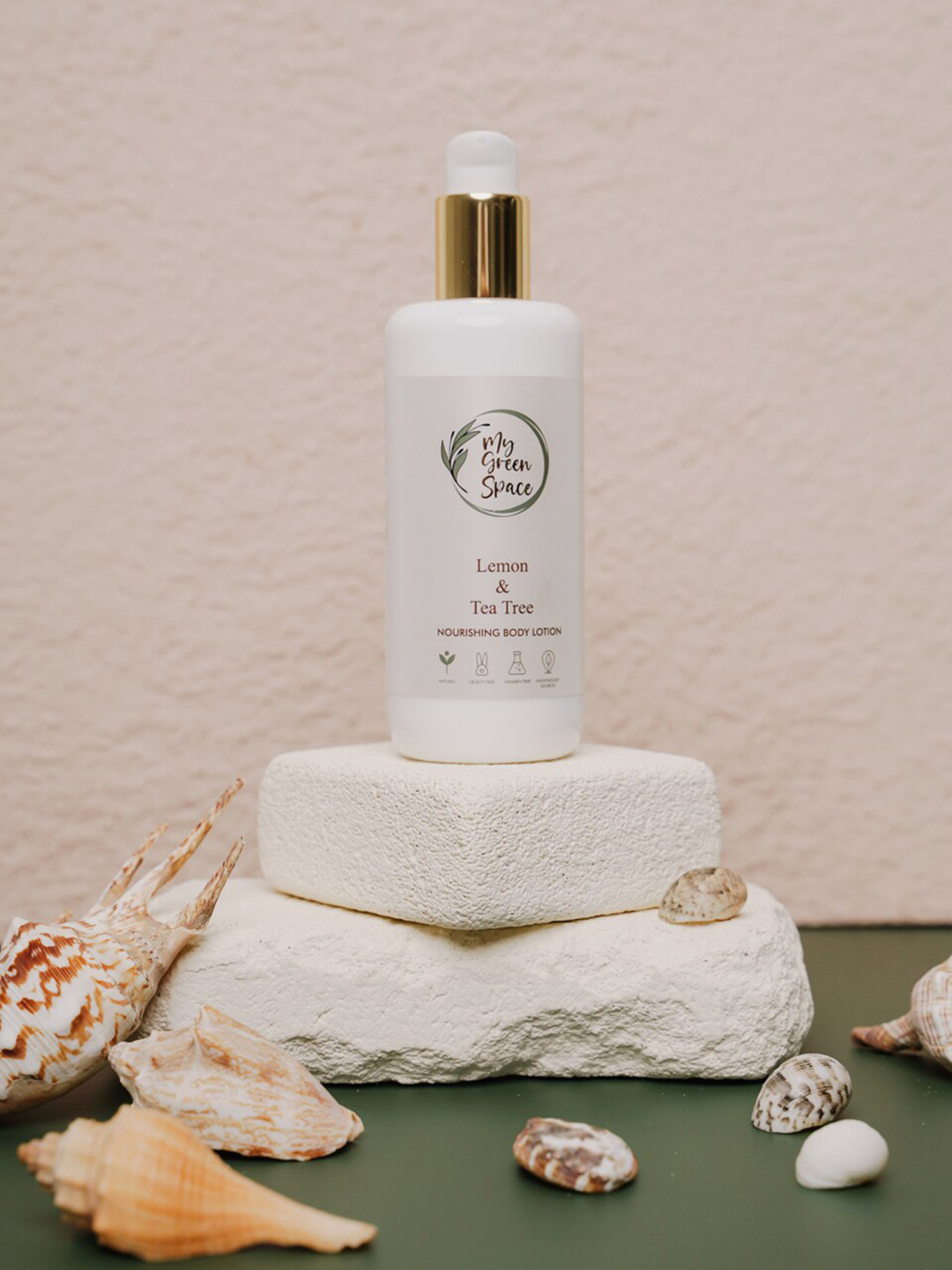 My Green Space Paraben Free Natural Lemon & Tea Tree Nourishing Body Lotion - 250 ml