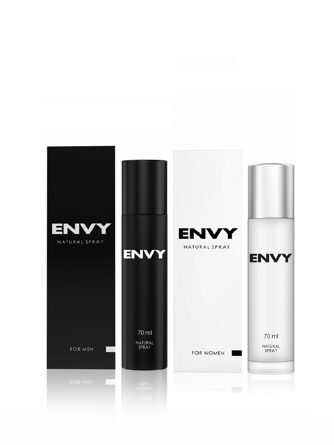 Envy Set of 2 Men & Women Natural Sprays - 70 ml Each