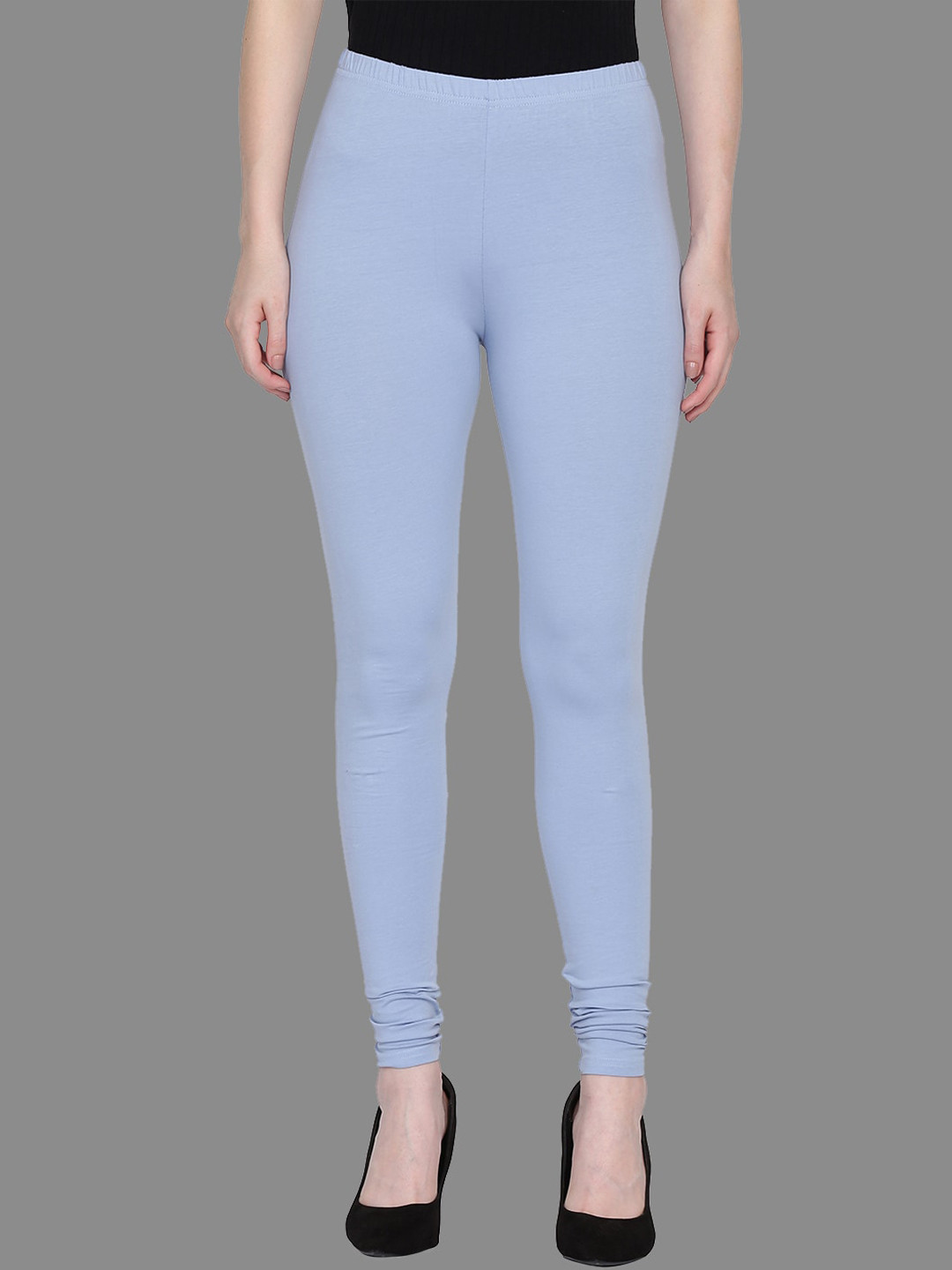 SPIFFY Women Blue Solid Leggings