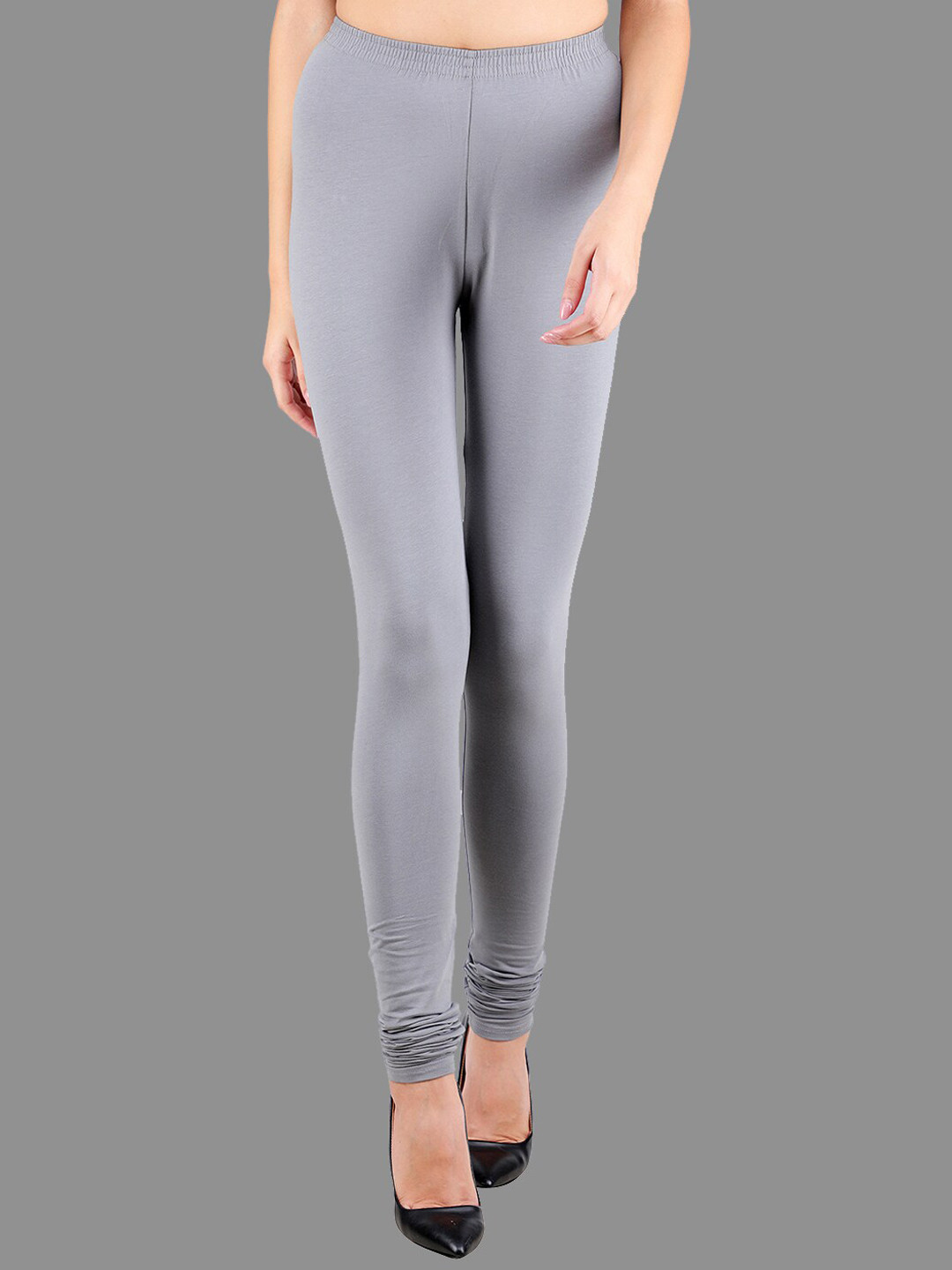 SPIFFY Grey Churidar Leggings