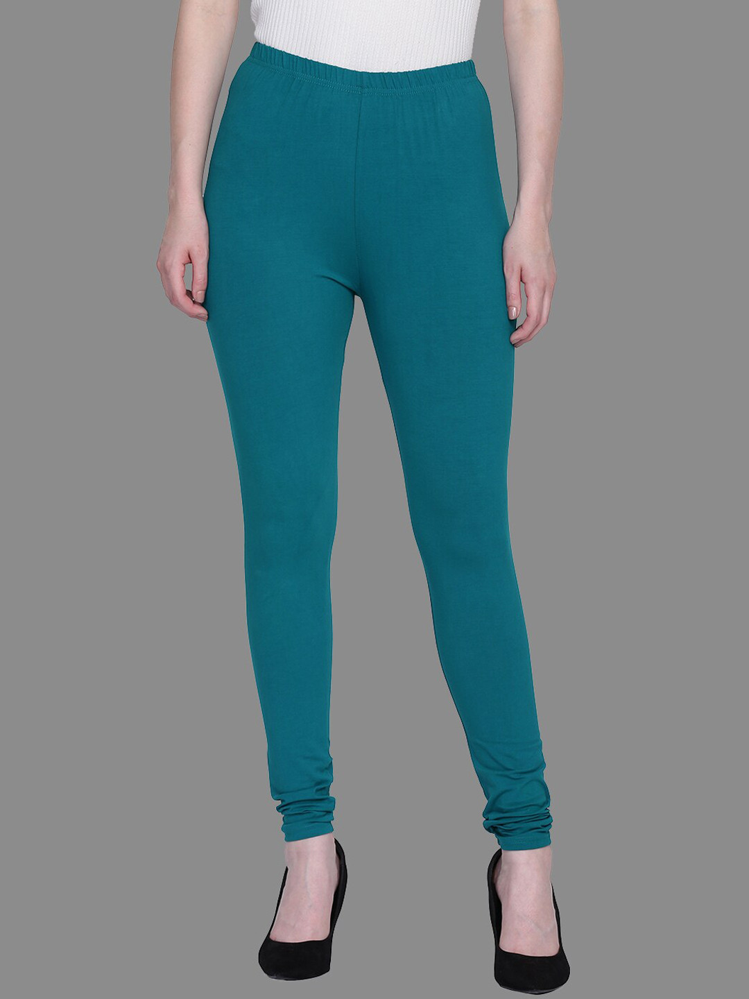 SPIFFY Women Teal Green Churidar