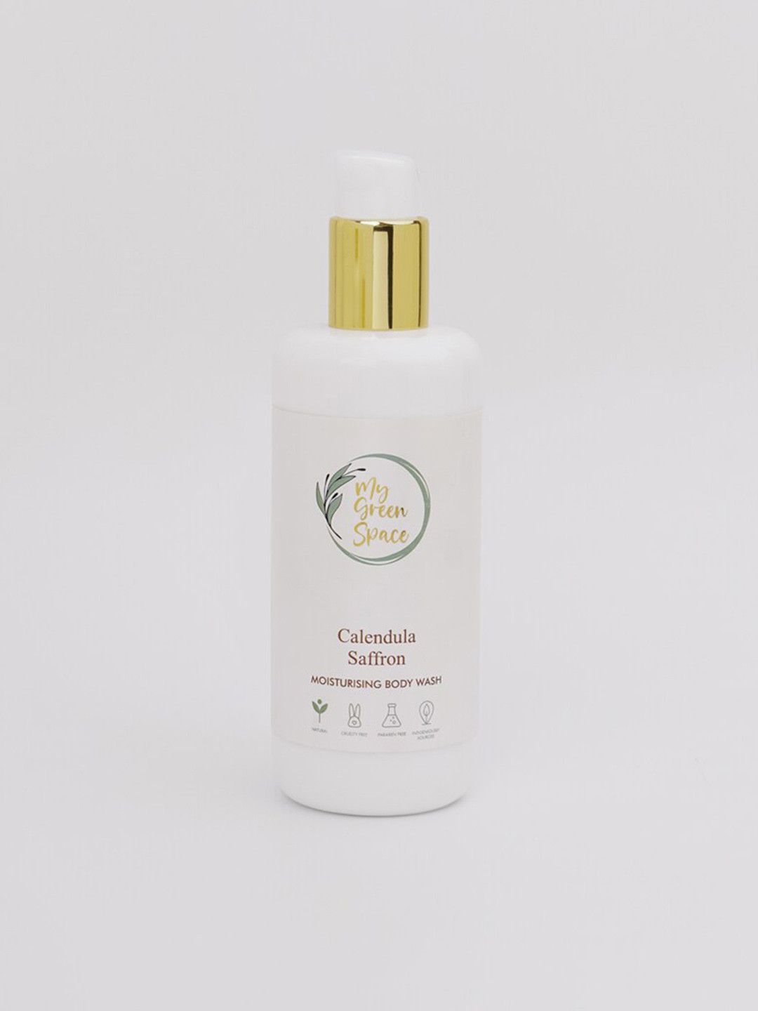 My Green Space Paraben Free Natural Calendula Saffron Moisturising Body Wash - 250 ml