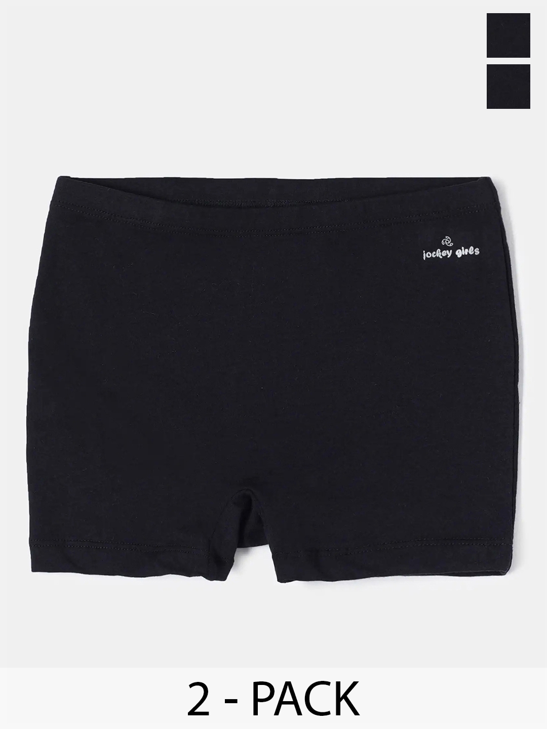 Buy Jockey Girls Pack Of 2 Super Combed Cotton Shorts With Ultra soft Waistband SG08 Shorts for Girls 18745794 Myntra
