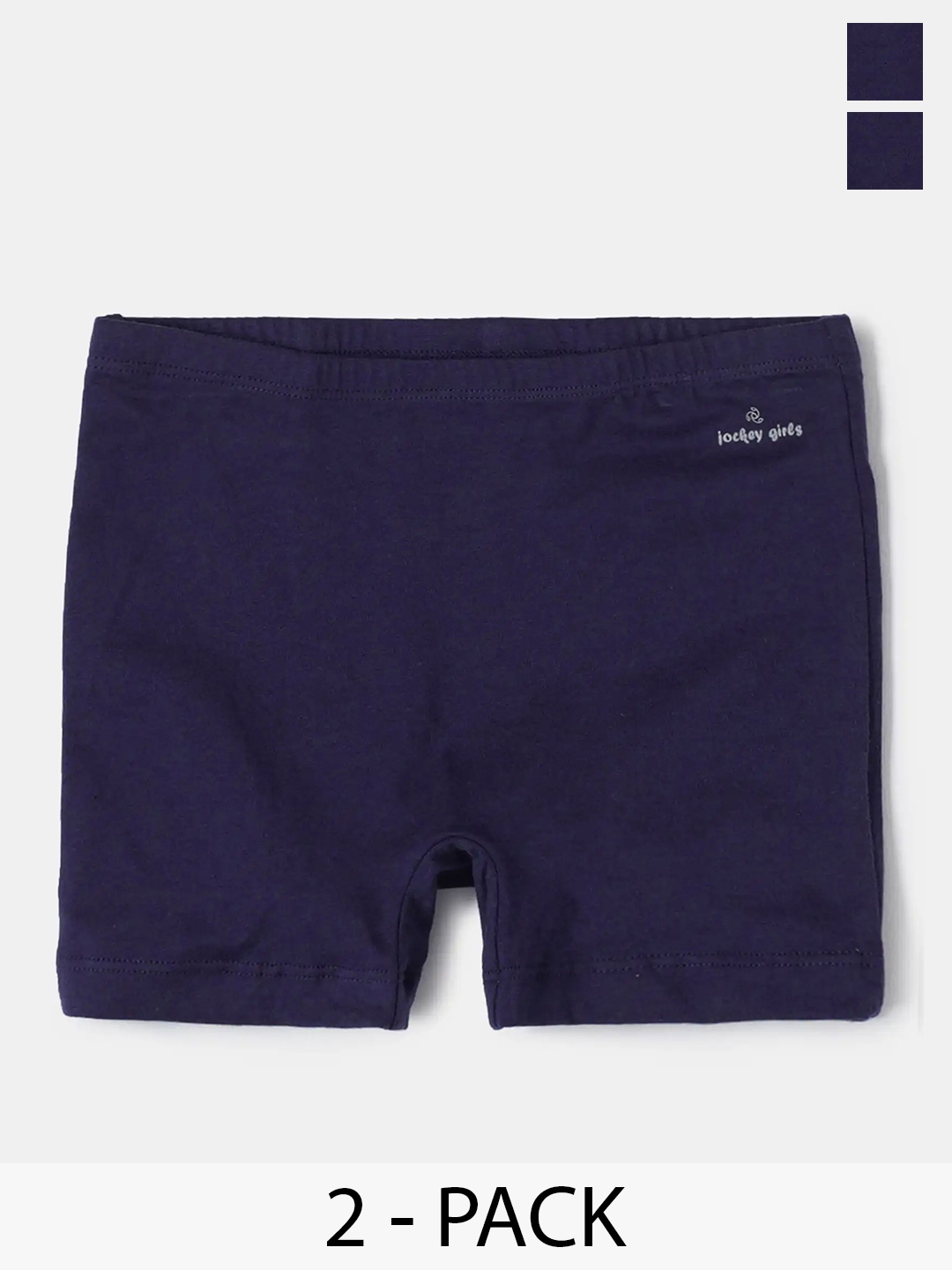 Buy Jockey Girls Pack Of 2 Super Combed Cotton Solid Shorts With Ultrasoft Waistband SG08 Shorts for Girls 18745798 Myntra