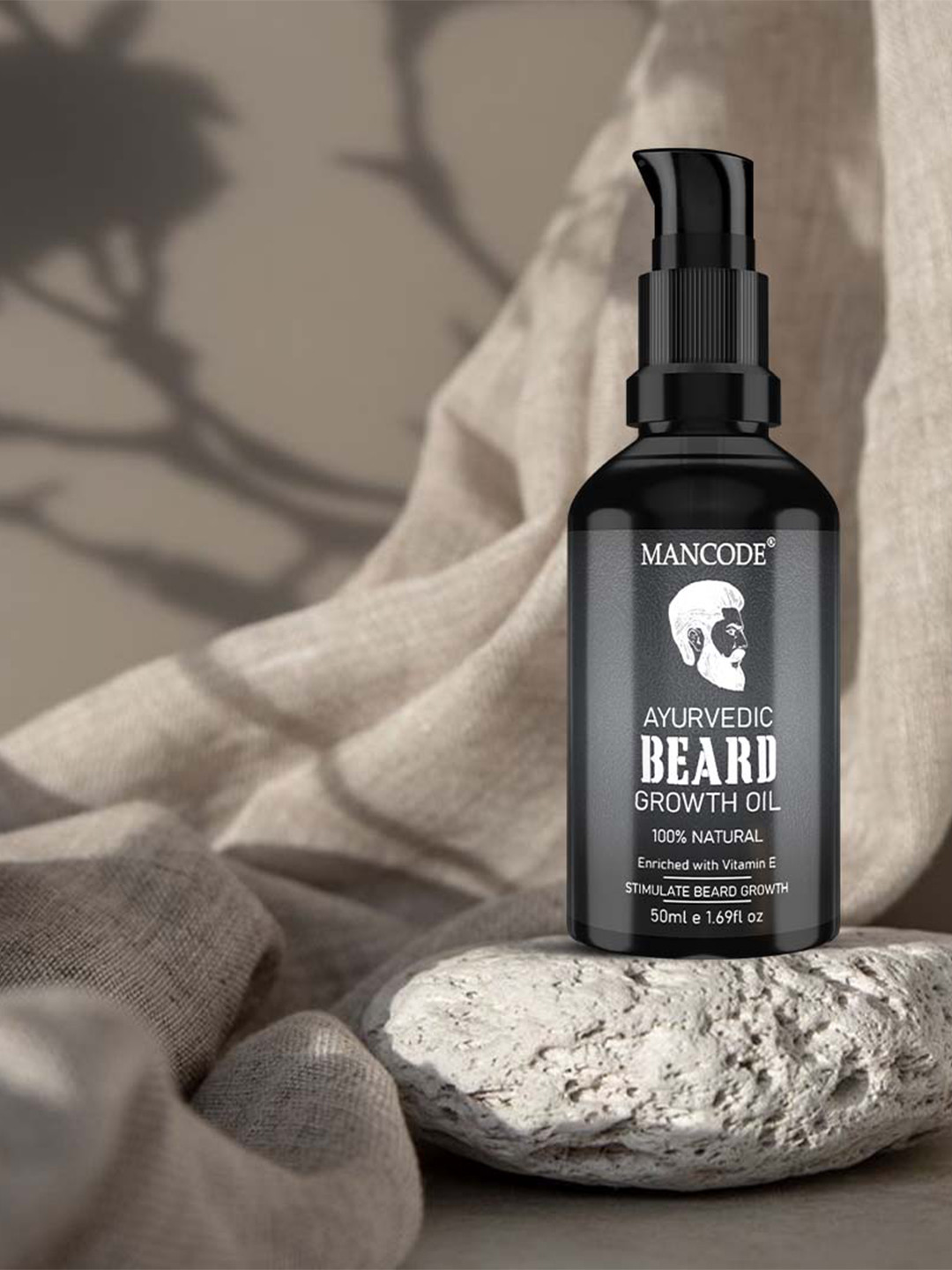 MANCODE  Men Ayurvedic Beard Growth Oil - 50ml