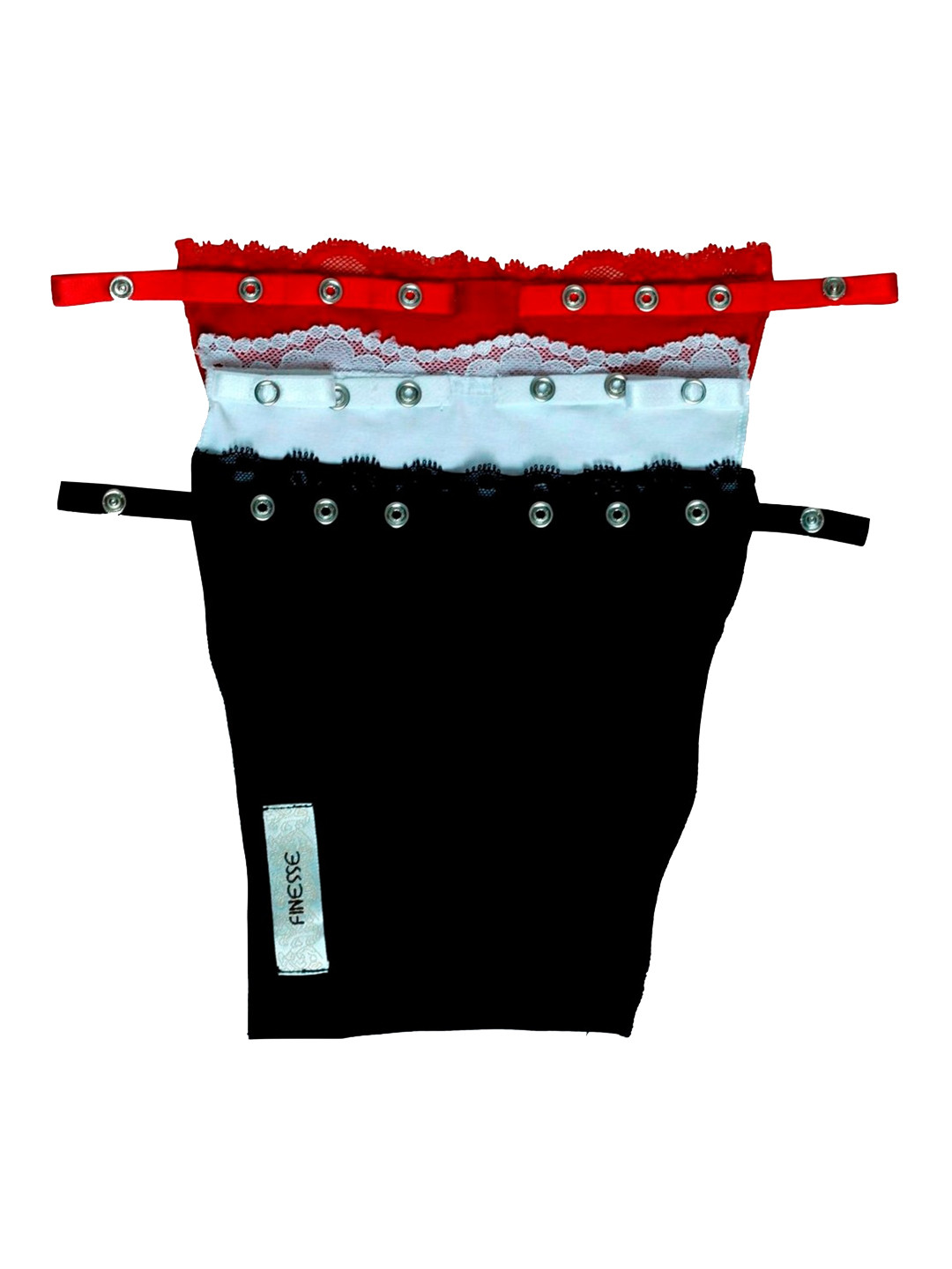 Finesse Miracle Cami Pack of 3 Black Camisoles