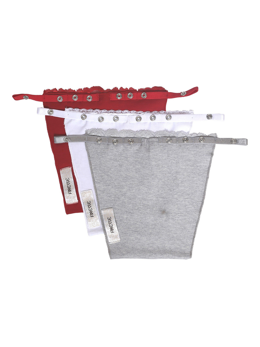 Finesse Miracle Cami Women Pack of 3 Quick and Easy Clip-on Camisoles