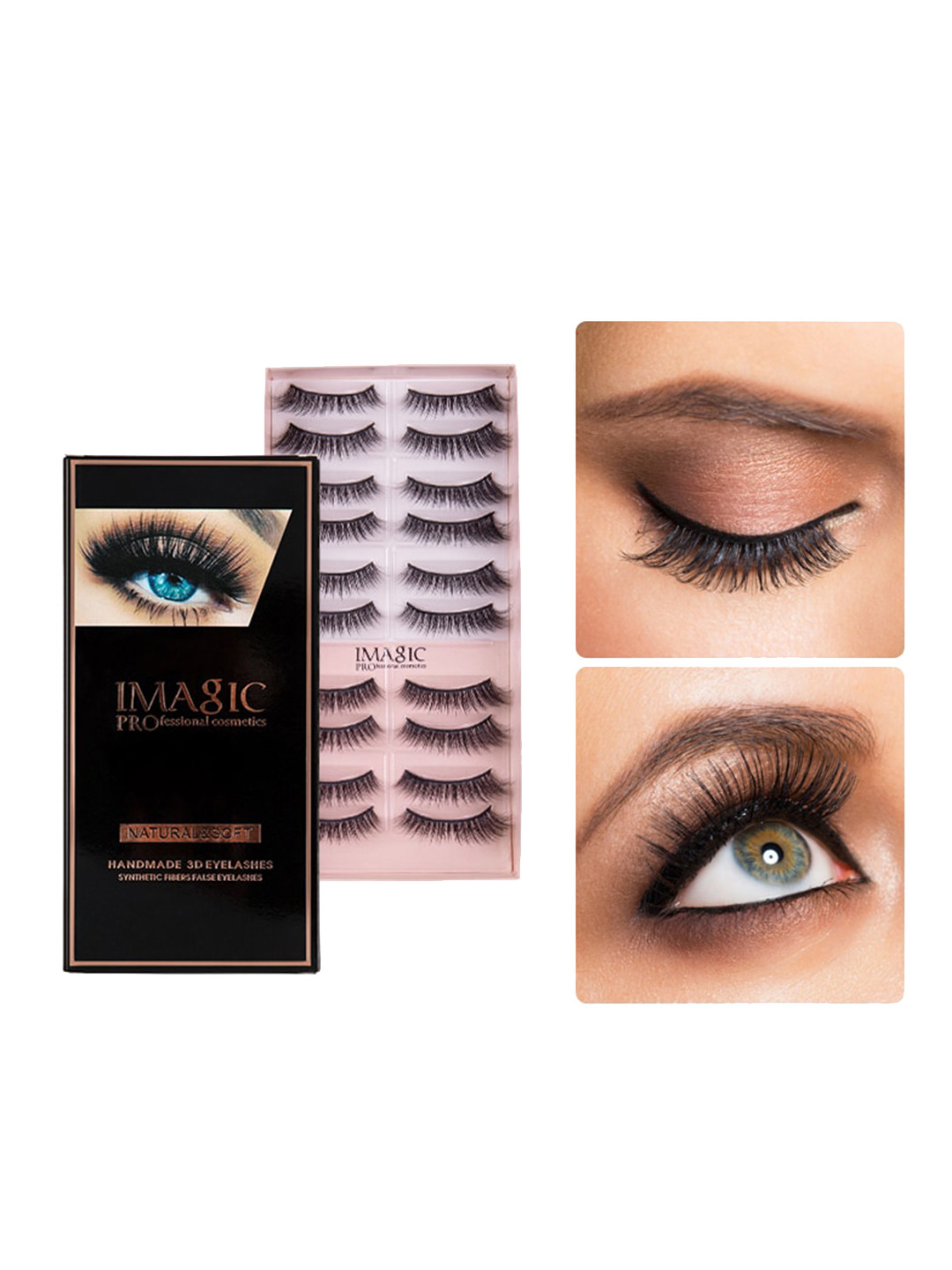 IMAGIC Black 3D Fake Eyelashes Kit L05