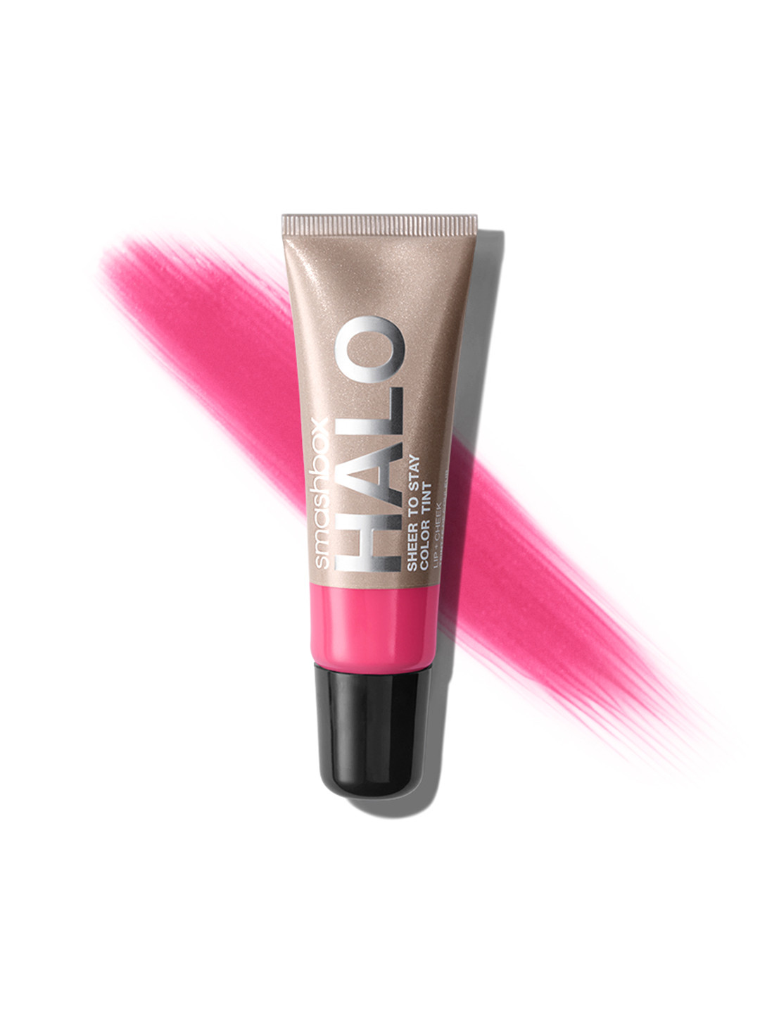 Smashbox Halo Sheer To Stay Lip + Cheek Tint with Sunflower & Jojoba Oil 10ml - Blush
