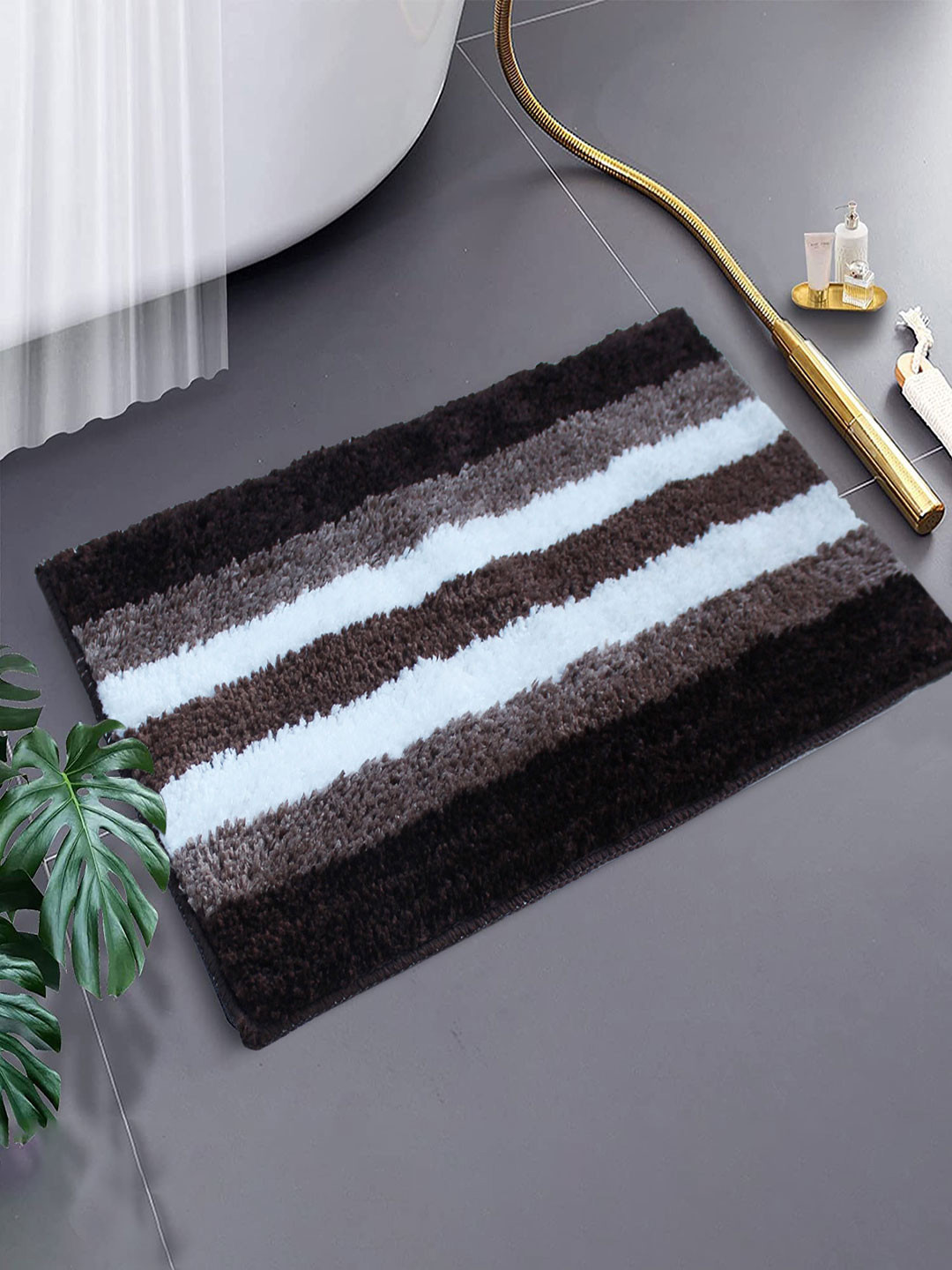 LUXEHOME INTERNATIONAL Unisex Brown Doormats