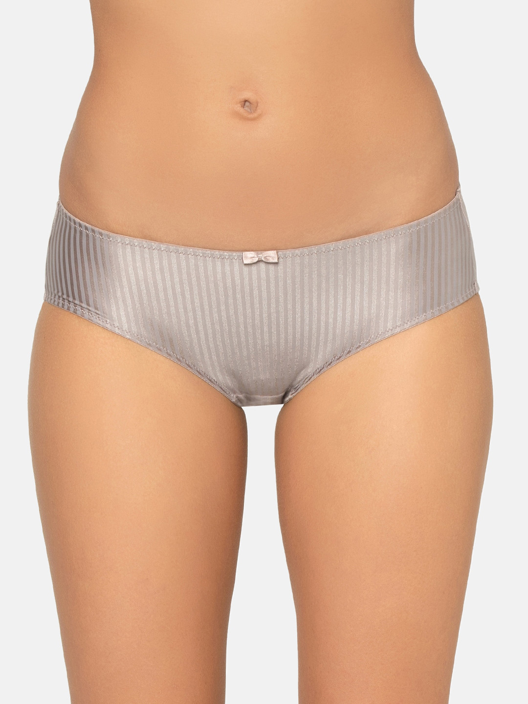Triumph Women Grey Striped Hipster Briefs