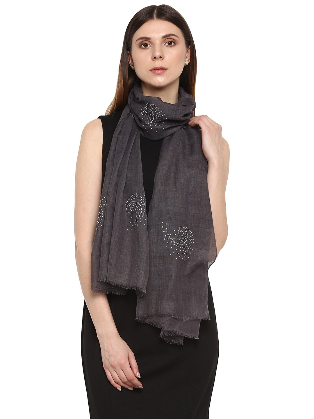 Rhe-Ana Women Charcoal Stole