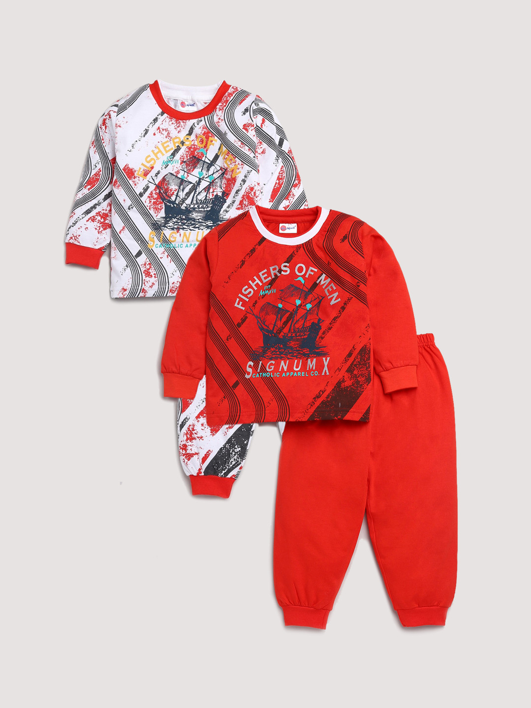 Mars Infiniti Boys Red Clothing Set