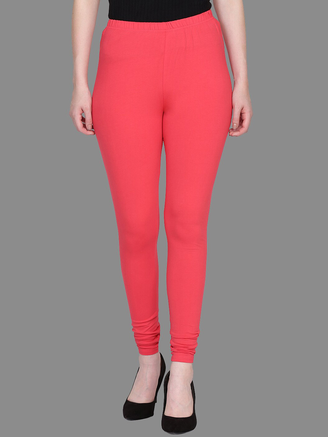 SPIFFY Pink Churidar Leggings