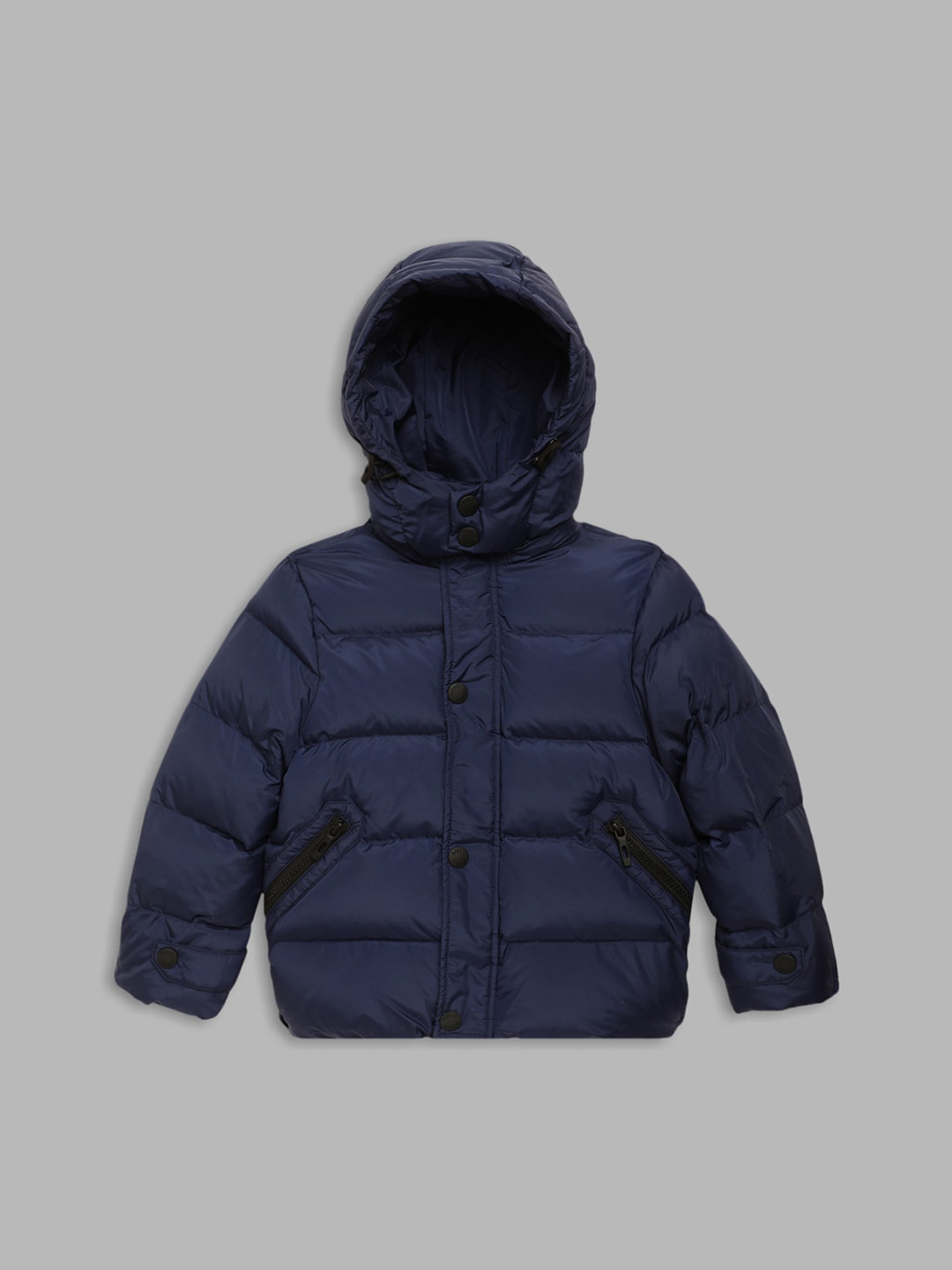 Antony Morato Boys Blue Solid Overcoat