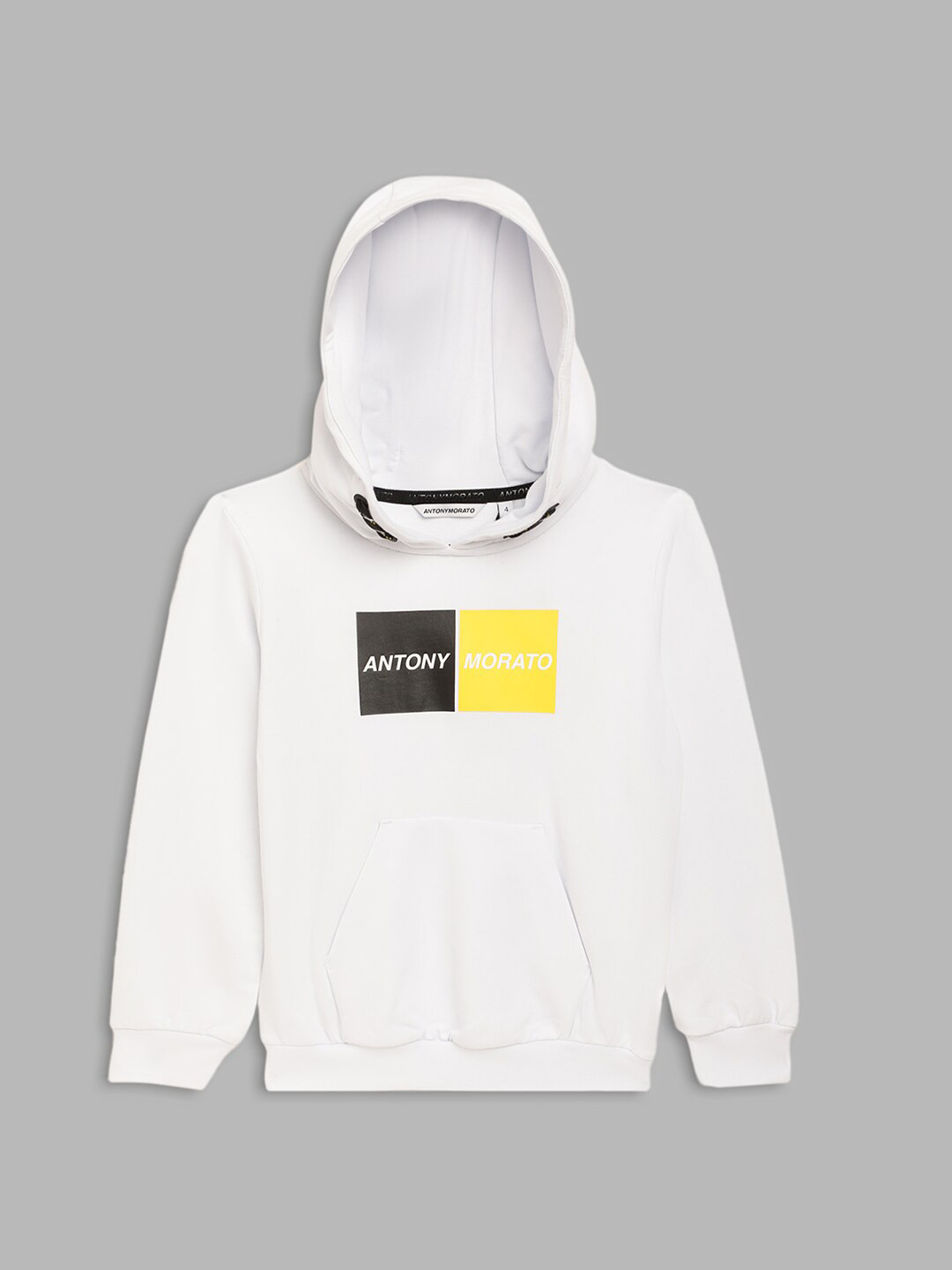 Antony Morato Boys White Hooded Sweatshirt