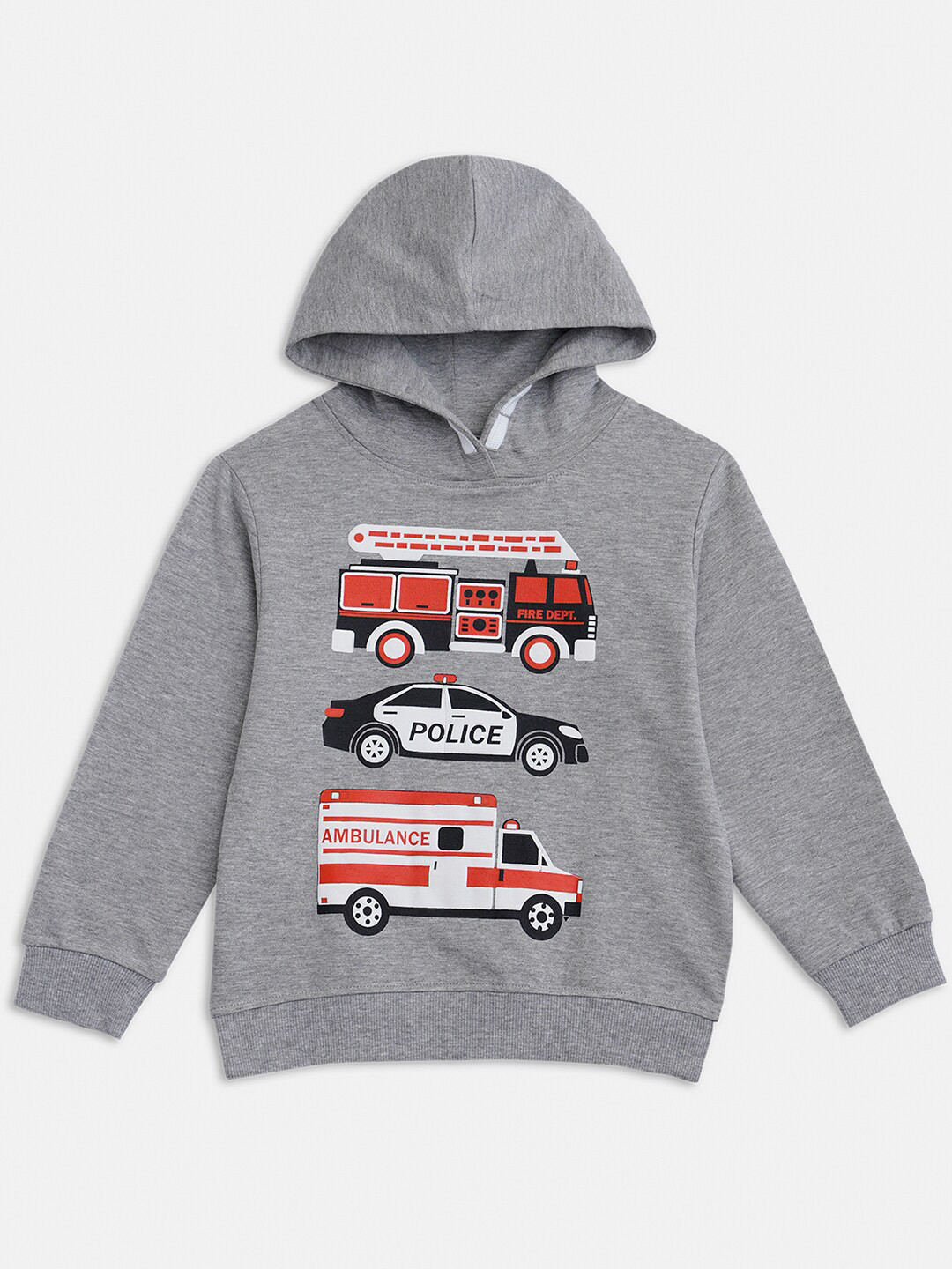 R&B Boys Grey Hooded Sweatshirt