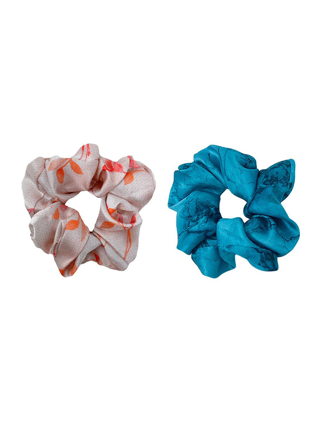 Mint & Oak Women Blue & White Set of 2 Hair Accessory Set