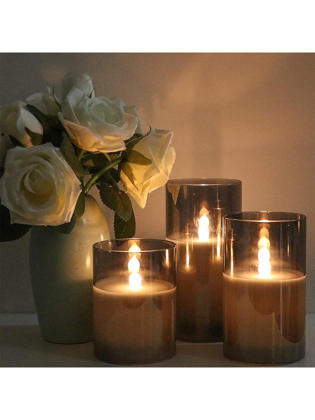 XERGY Warm Yellow Glass Spherical Solid High Quality Electrical Table Lamps