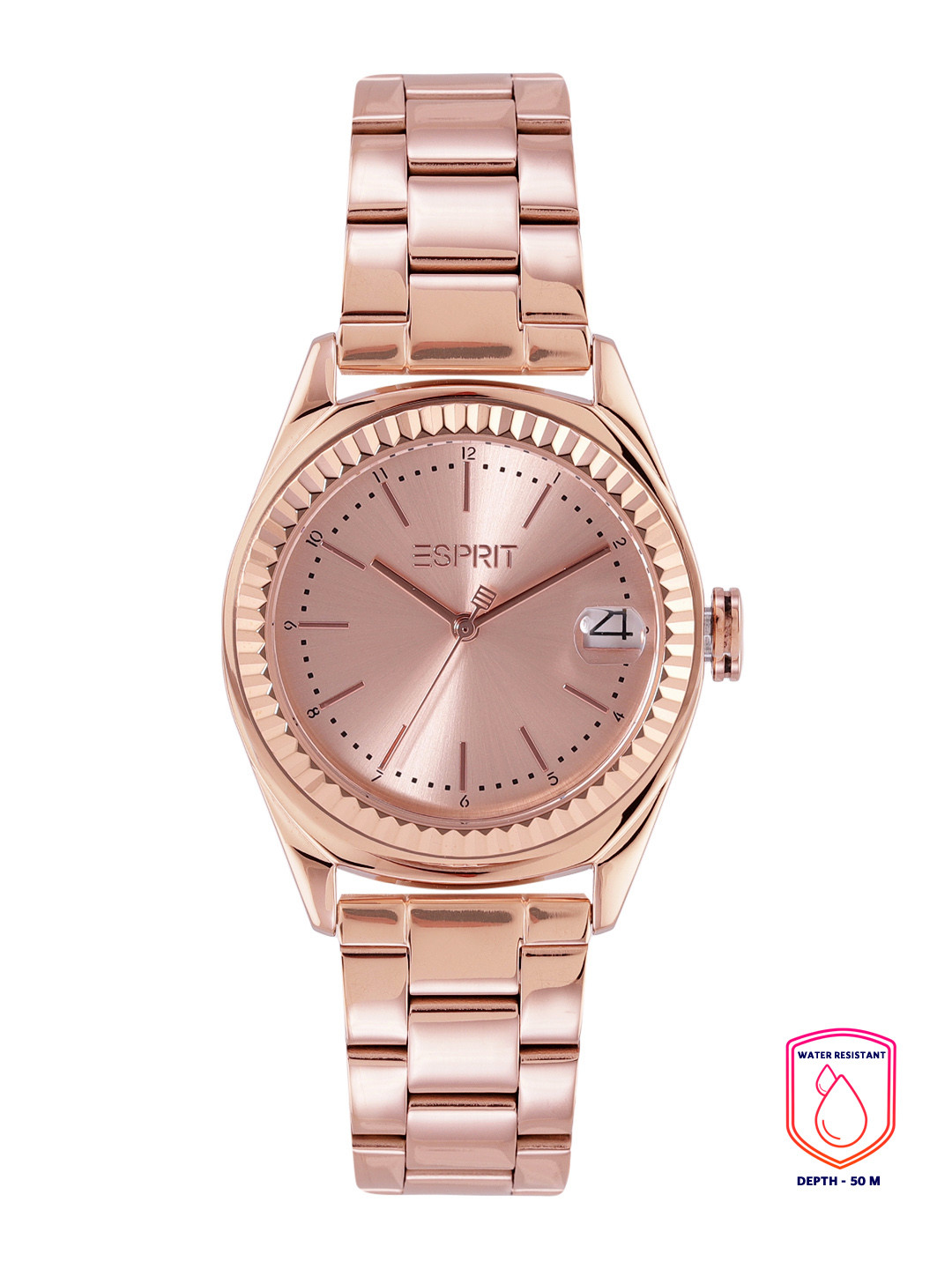 ESPRIT Women Rose Gold-Toned Charlie Analogue Watch ES1L383M0045