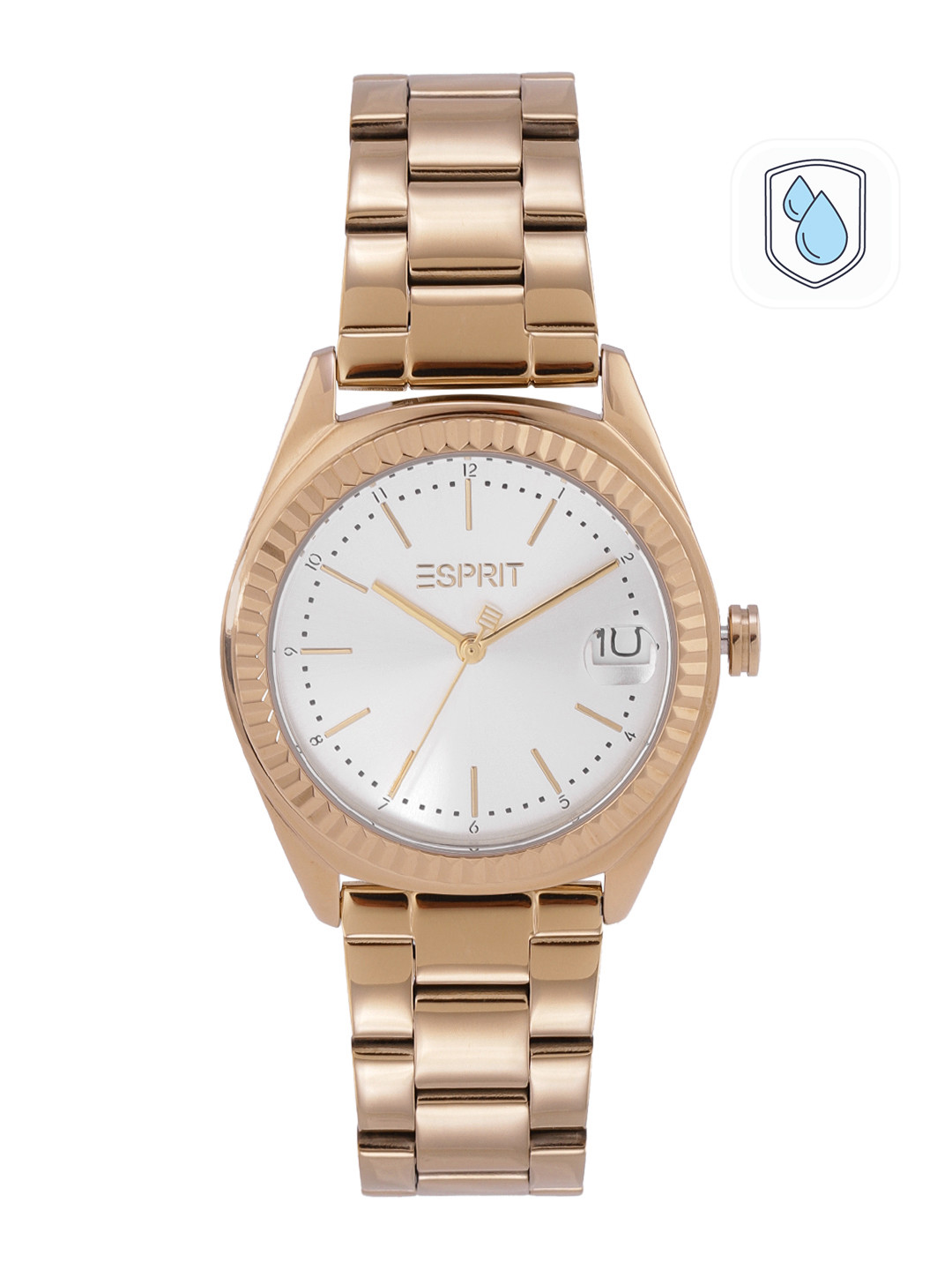 ESPRIT Women Silver-Toned Charlie Analogue Watch ES1L383M0075