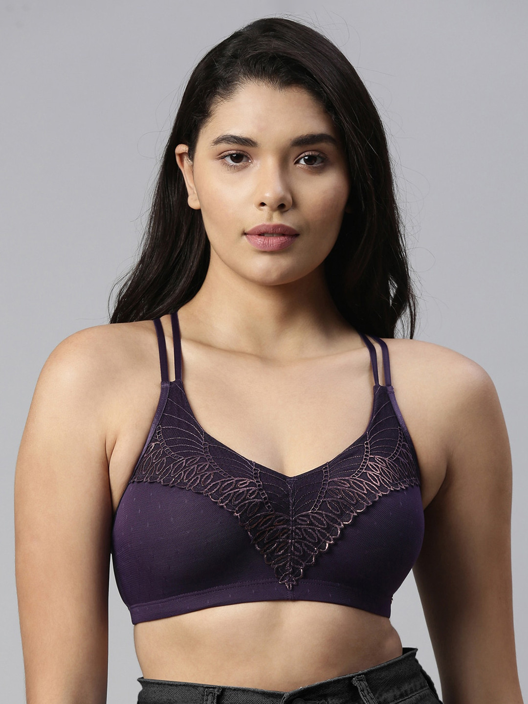 Enamor Non Padded Non-Wired Full Coverage Ultimate Comfort and Seamless Bralette