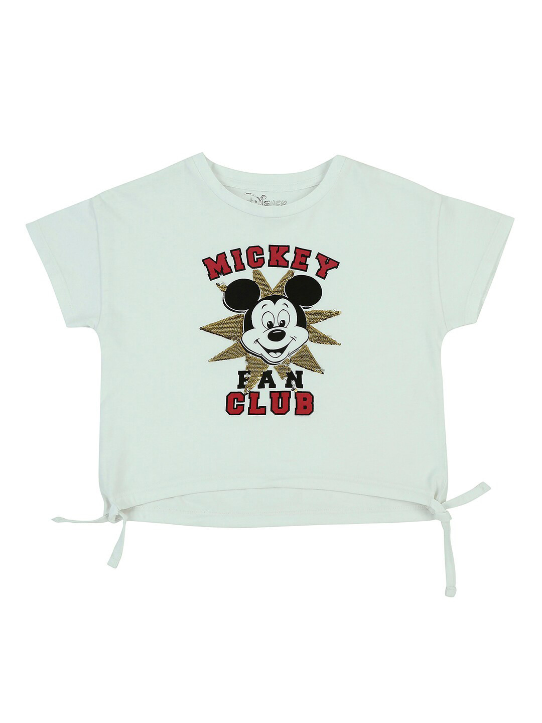 Pepe Jeans Girls White Printed Applique T-shirt