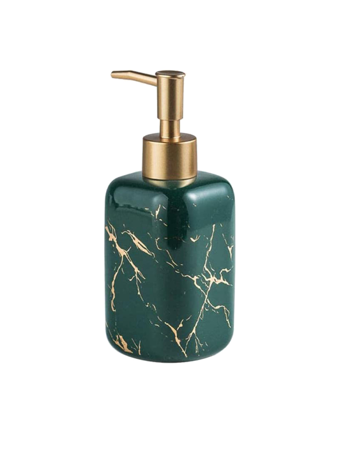 FabSeasons Green Printed  Ceramic Soap Dispenser