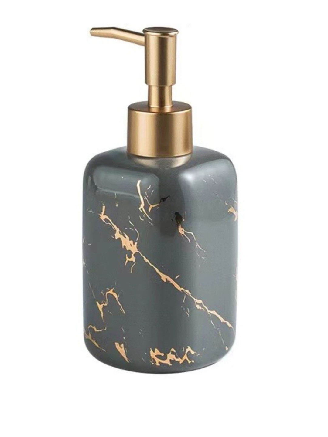 FabSeasons Grey Patterned Soap Dispenser