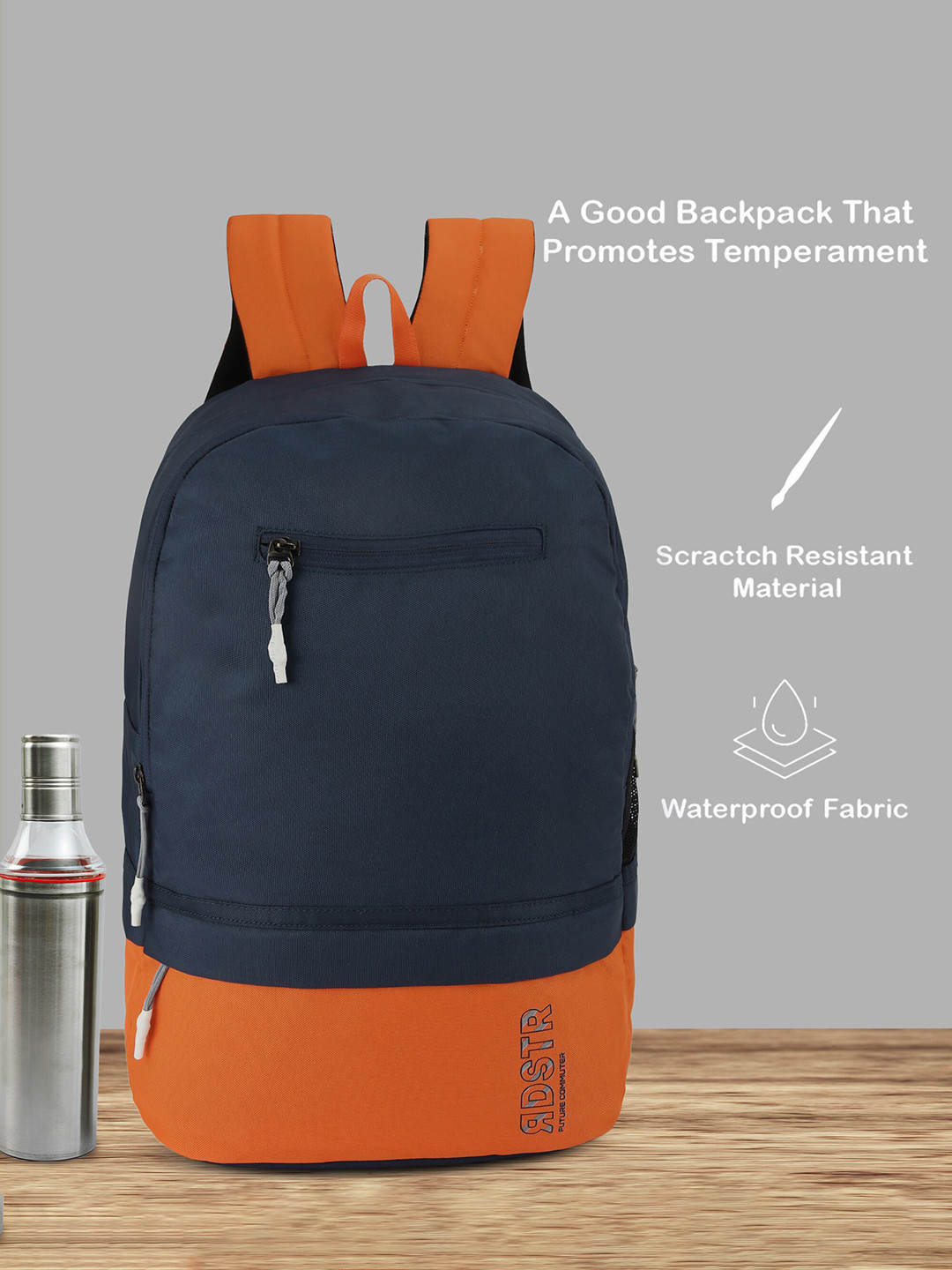 Roadster Unisex Blue Backpacks 20 L