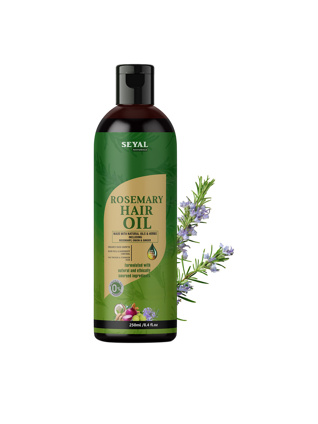 Seyal Rosemary Hair Oil With Onion & Blackseed 250 ml