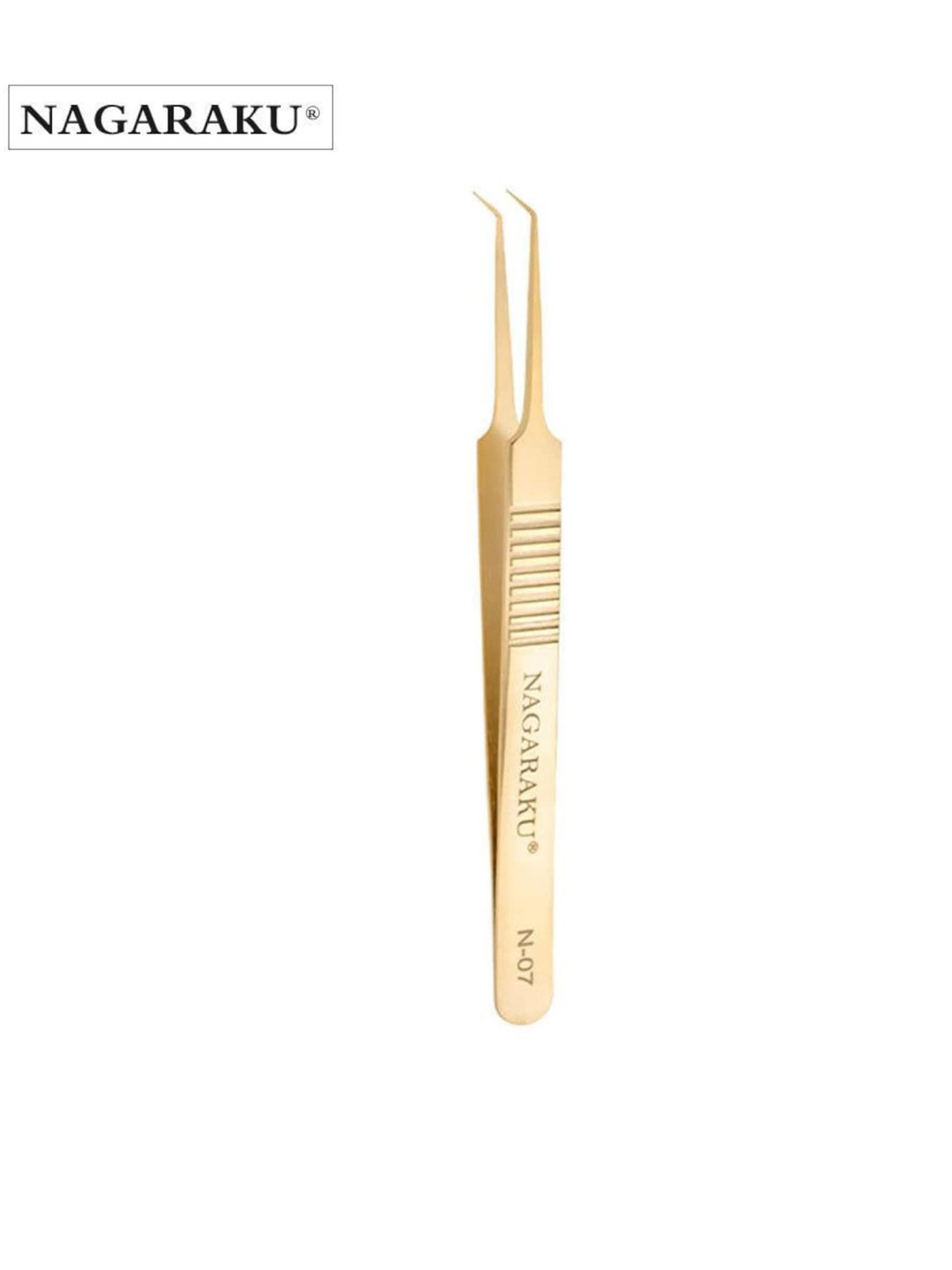 NAGARAKU Gold-Toned Eyelash Extension Tweezer - N07