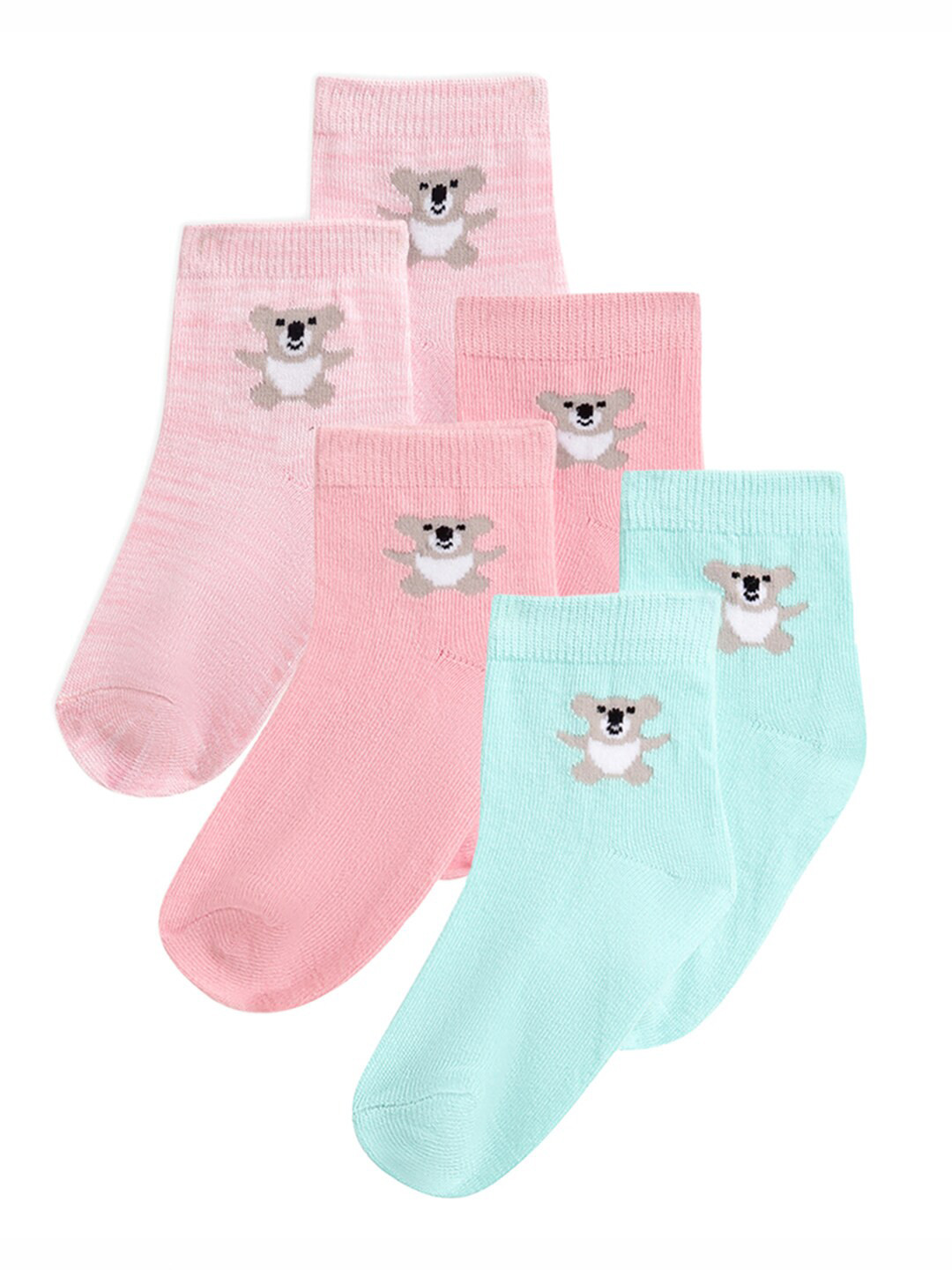 MiArcus Kids Pack Of 3 Patterned Ankle-Length Socks