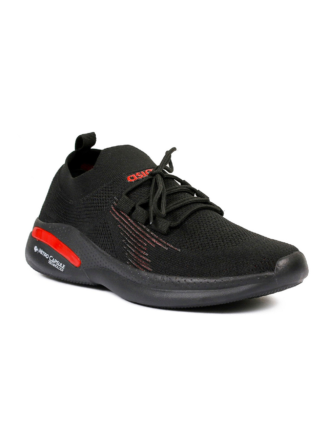 ASIAN Men Black Woven Design Driving Shoes