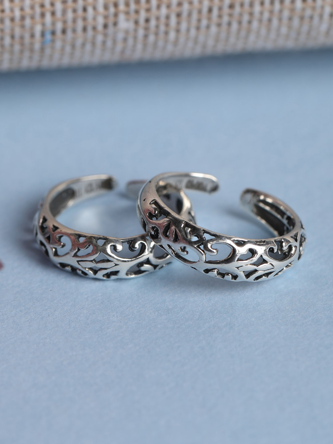 Clara Pairs Of Silver-Toned Toe Rings