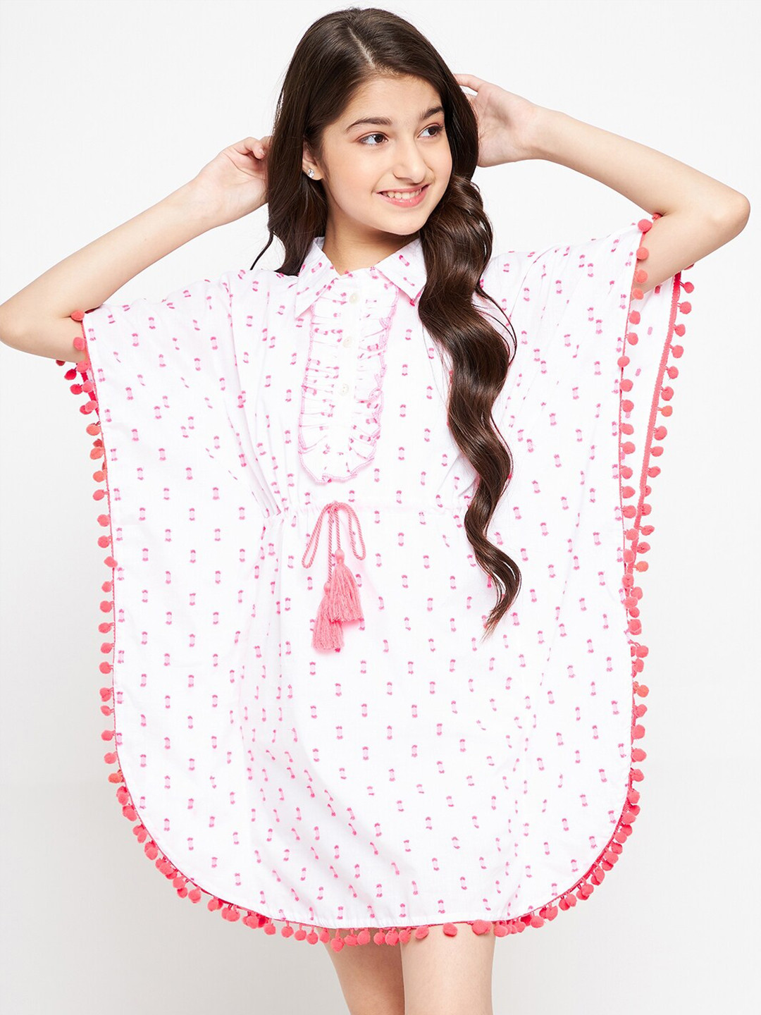 The Kaftan Company White Kaftan Dress