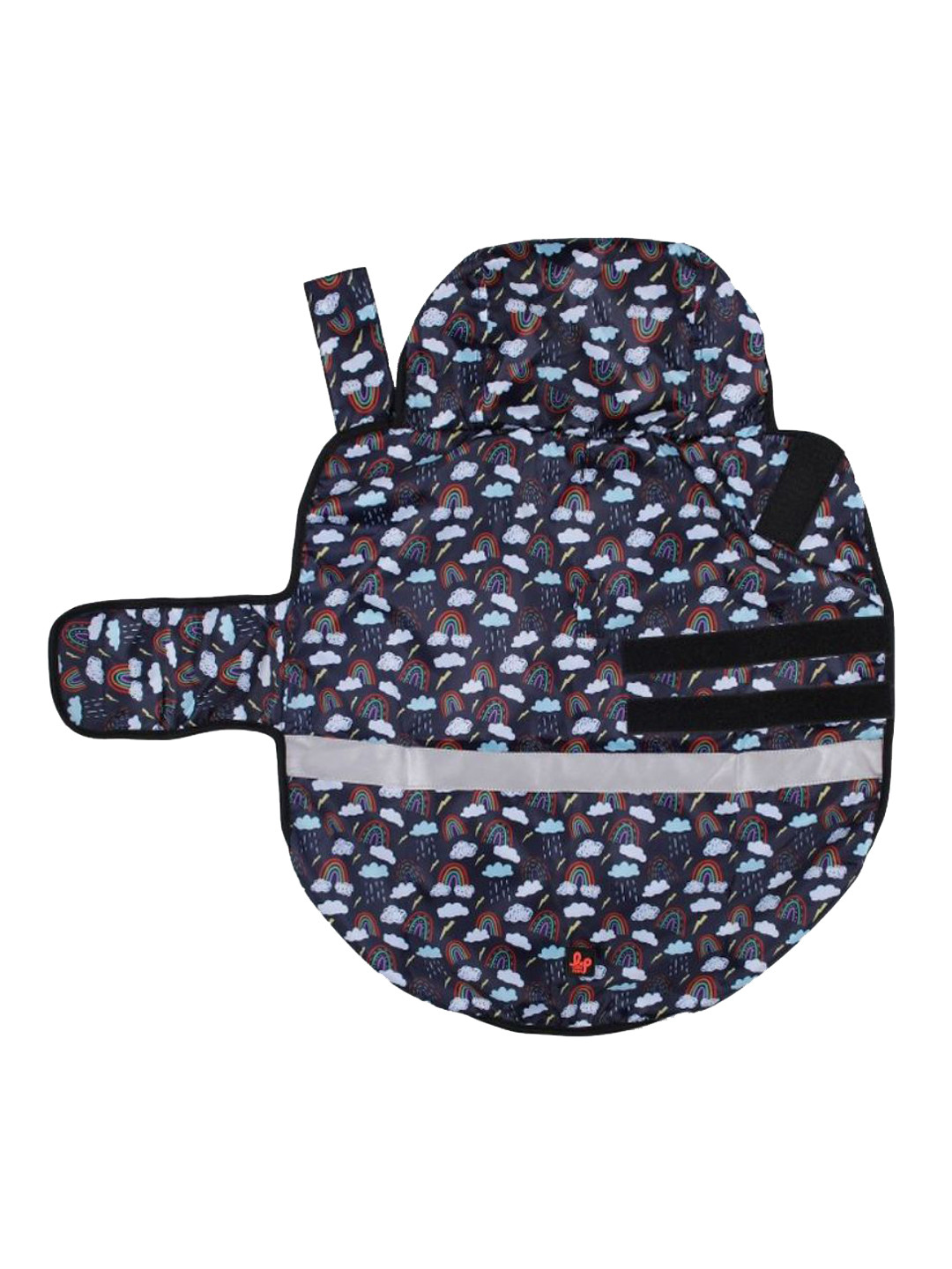 LANA PAWS Blue & Red Printed Dog Raincoat