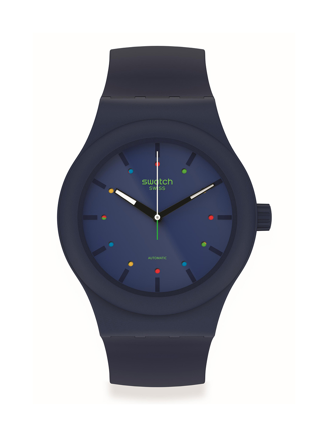 Swatch Unisex Dial & Ceramic Straps Analogue Automatic Watch SO30N400