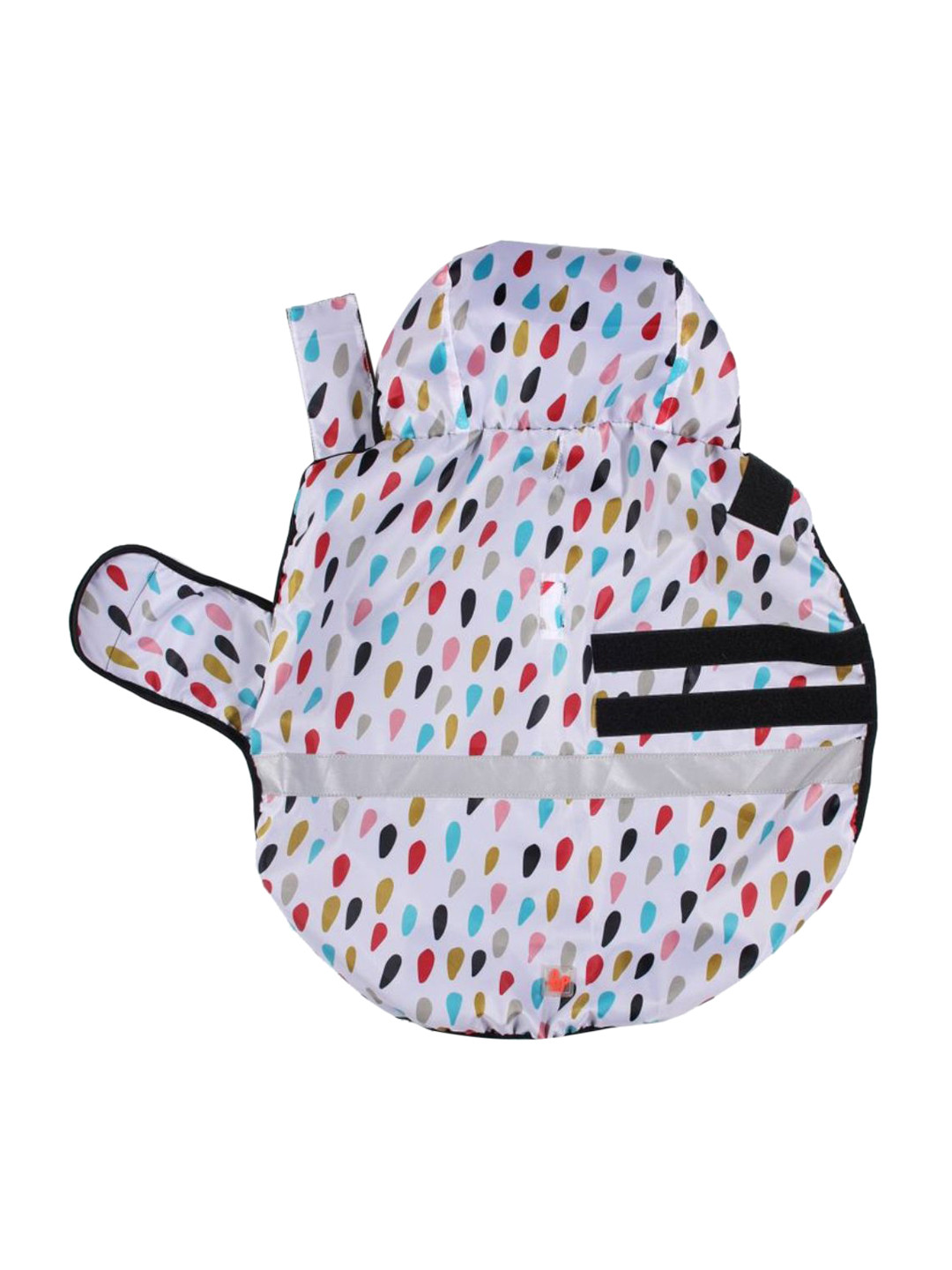 LANA PAWS White Printed Dog Raincoat