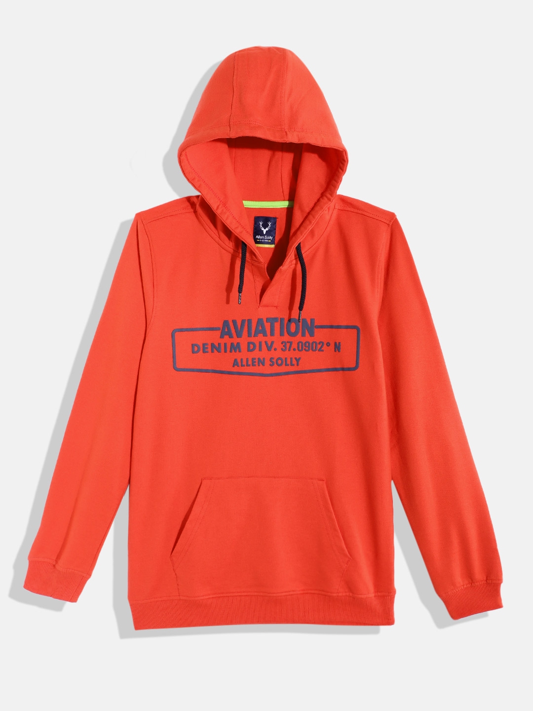 Typographic print hotsell hooded sweatshirt