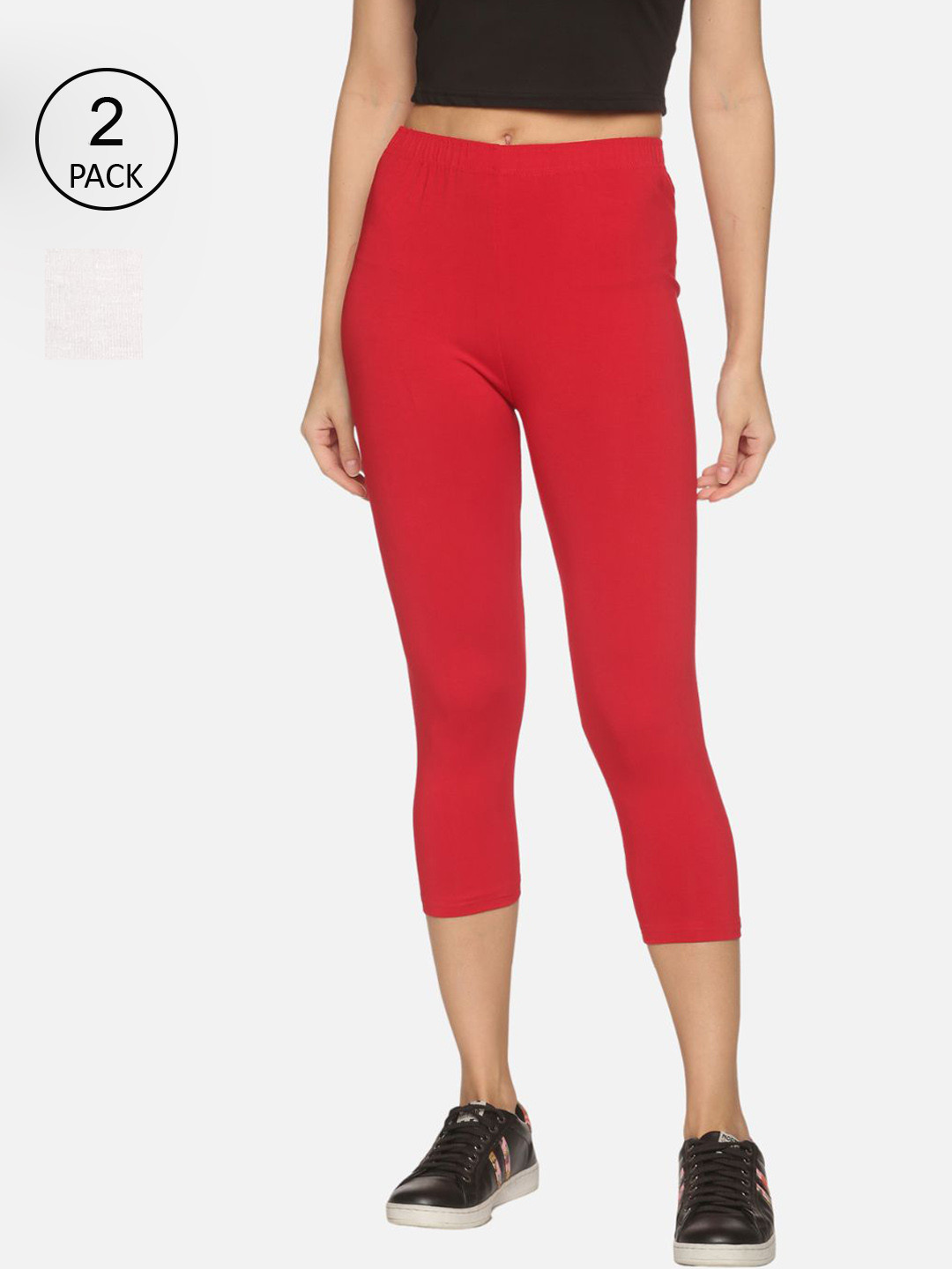 Outflits Women Red Capris