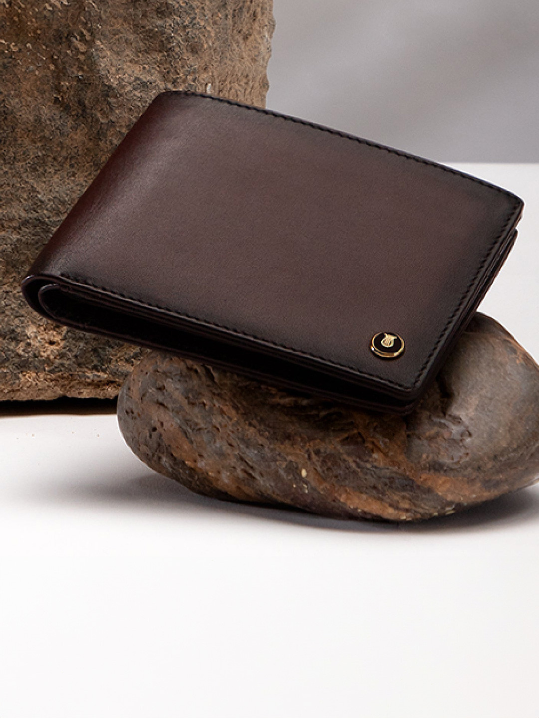 Lapis Bard Bordeaux Ducorium Bi Fold Evening Wallet with Additional Sleeve