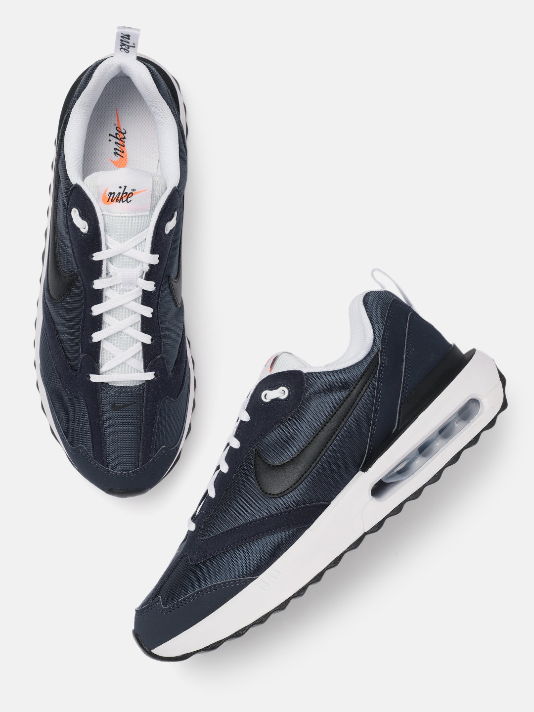 navy blue nike air max mens