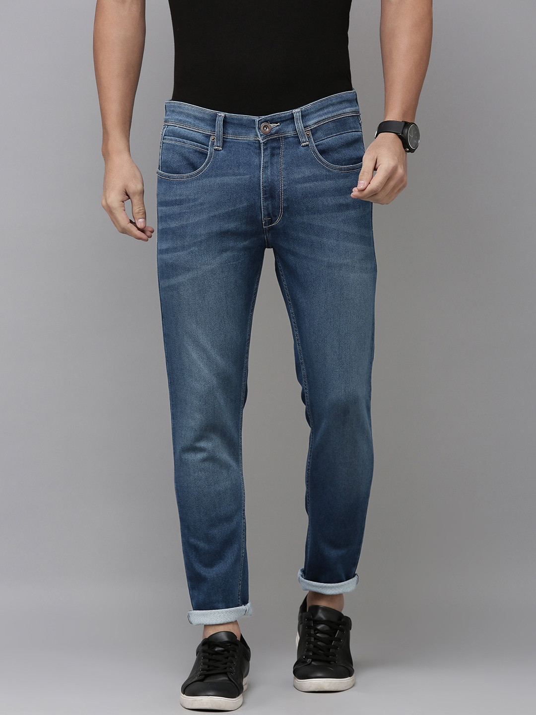 BEAT LONDON by PEPE JEANS Men Skinny Fit Light Fade Stretchable Jeans