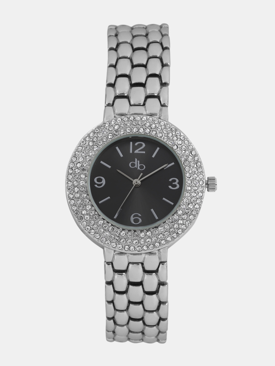 DressBerry Women Gunmetal Toned Analogue Watch MFB PN SNT A10