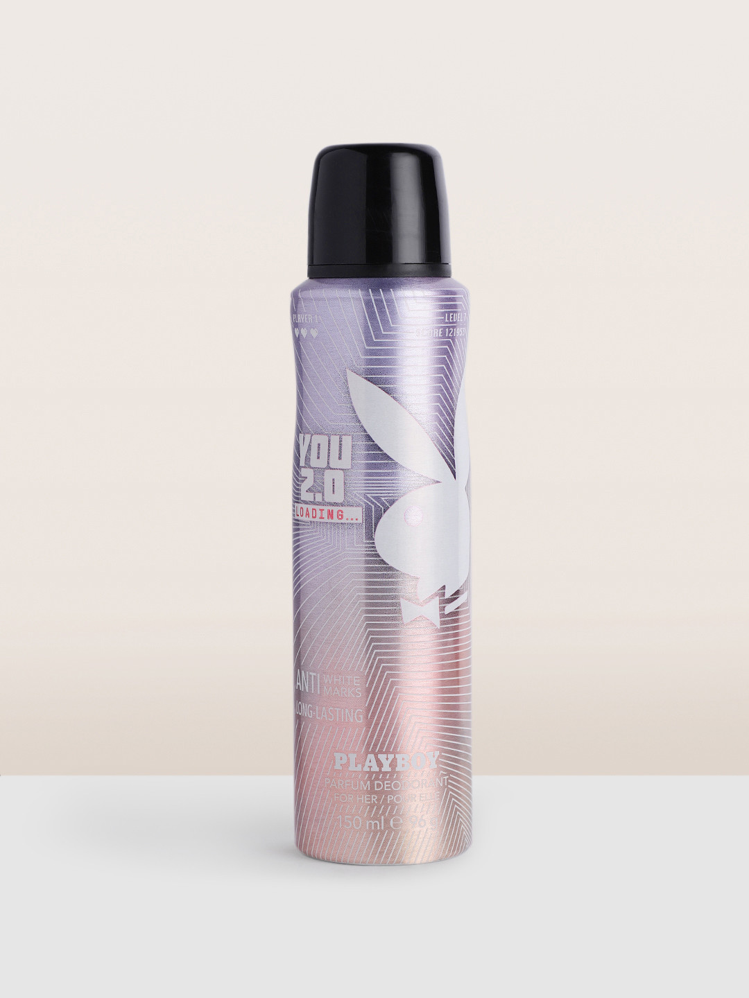 Playboy Women You 2.0 Loading Long-Lasting Parfum Deodorant Spray - 150ml