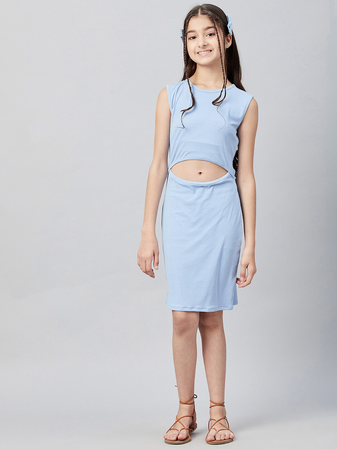 Athena Girl Blue Sheath Dress